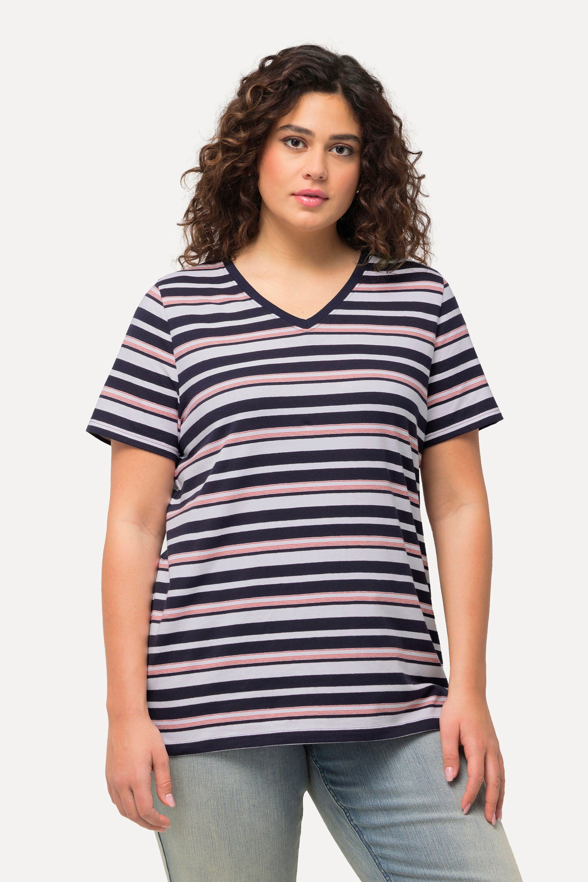 Ulla Popken T-Shirt Shirt Ringel Classic günstig online kaufen