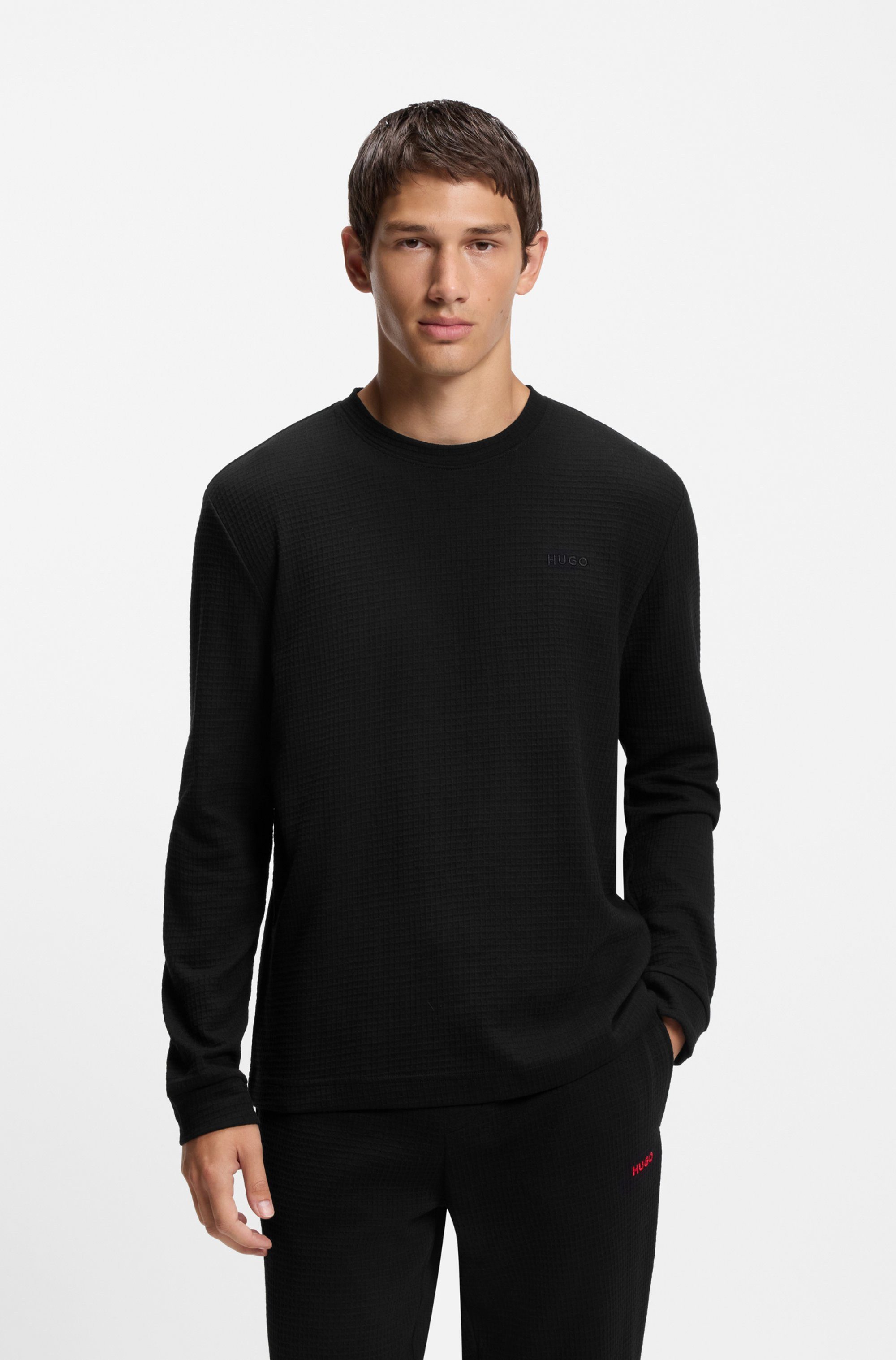 HUGO Pyjamaoberteil Austin LS Shirt günstig online kaufen