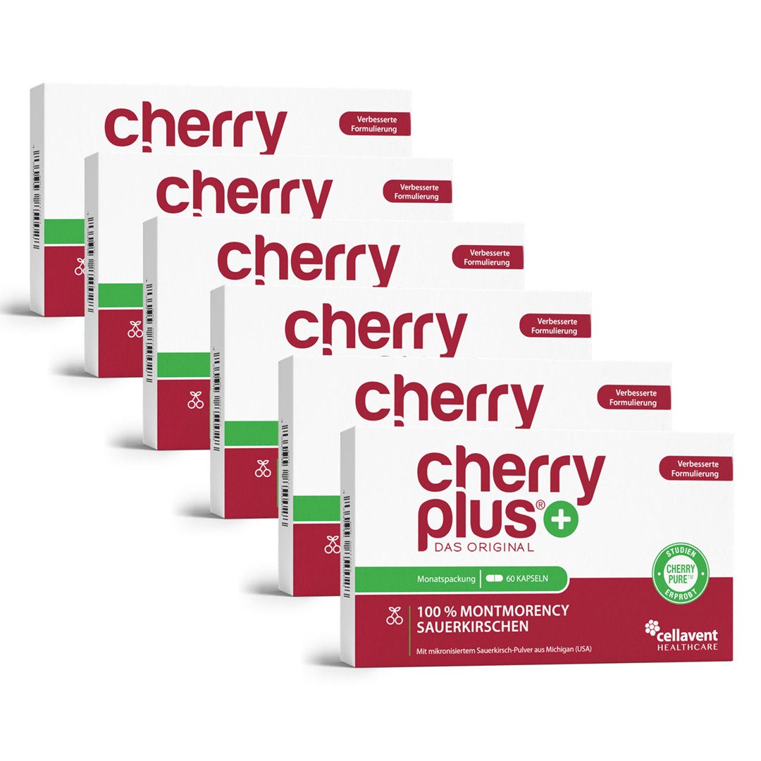 Cellavent Healthcare Montmorency Sauerkirsche Kapseln - Cherry PLUS Kapseln
