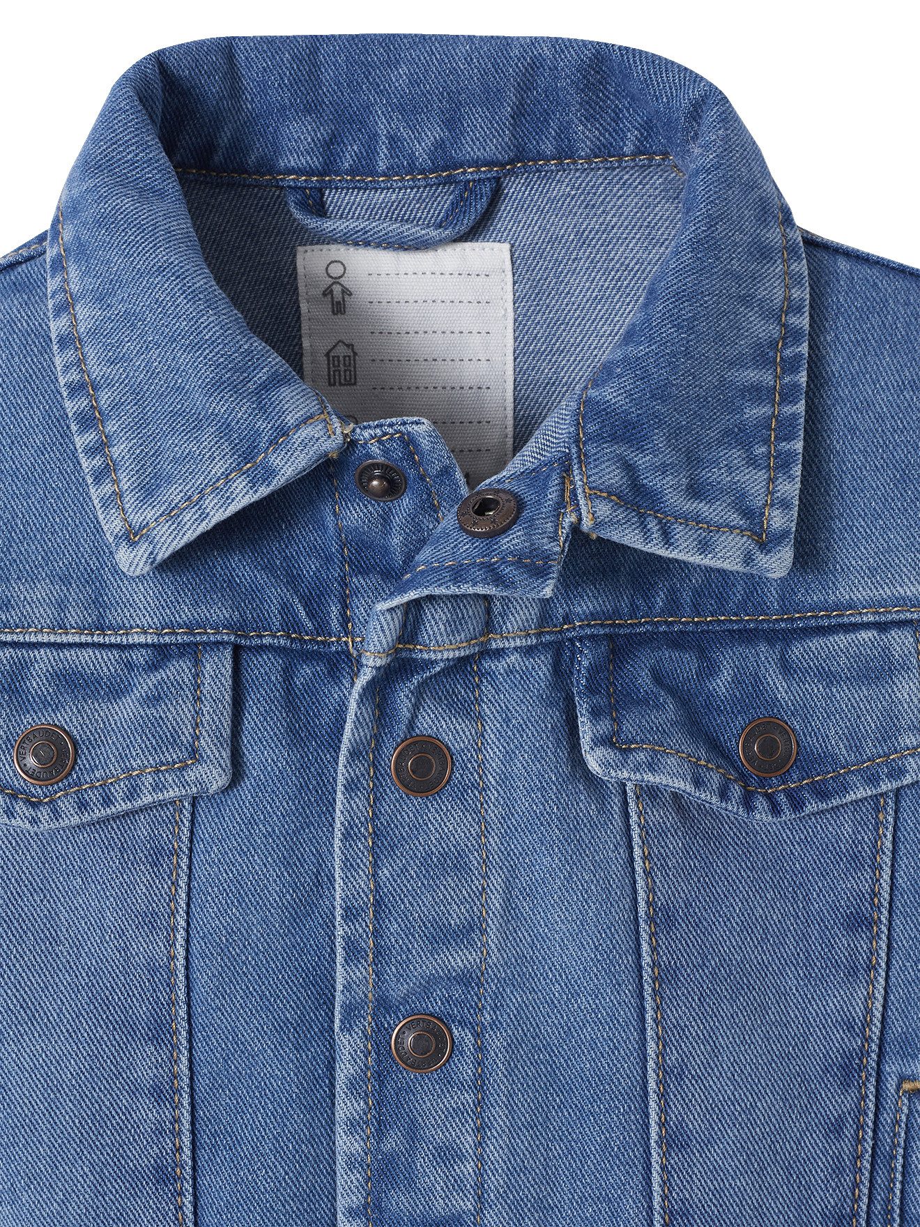 vertbaudet Sommerjacke Baby Jeansjacke