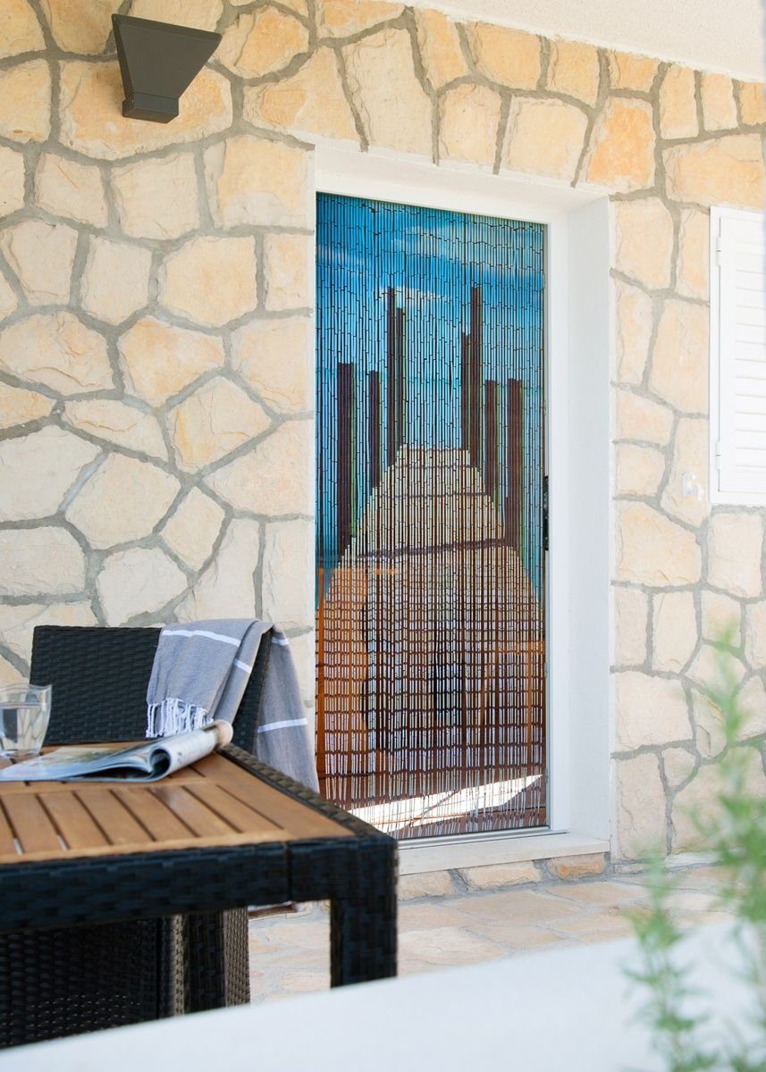 CONACORD Türvorhang Decona Bridge Dekovorhang bunt, Hakenaufhängung, halbtr günstig online kaufen