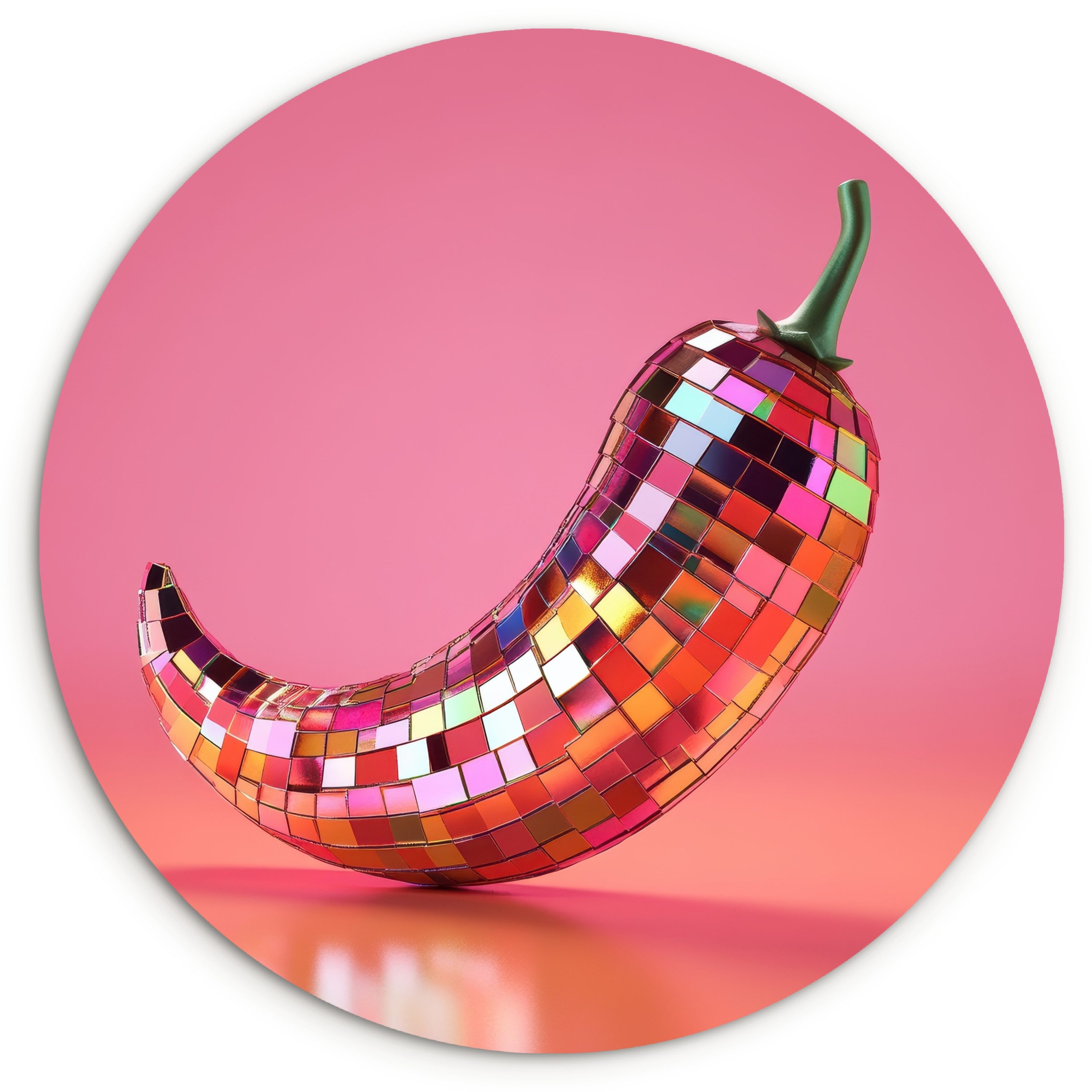 MuchoWow Gemälde Paprika - Disco - günstig online kaufen