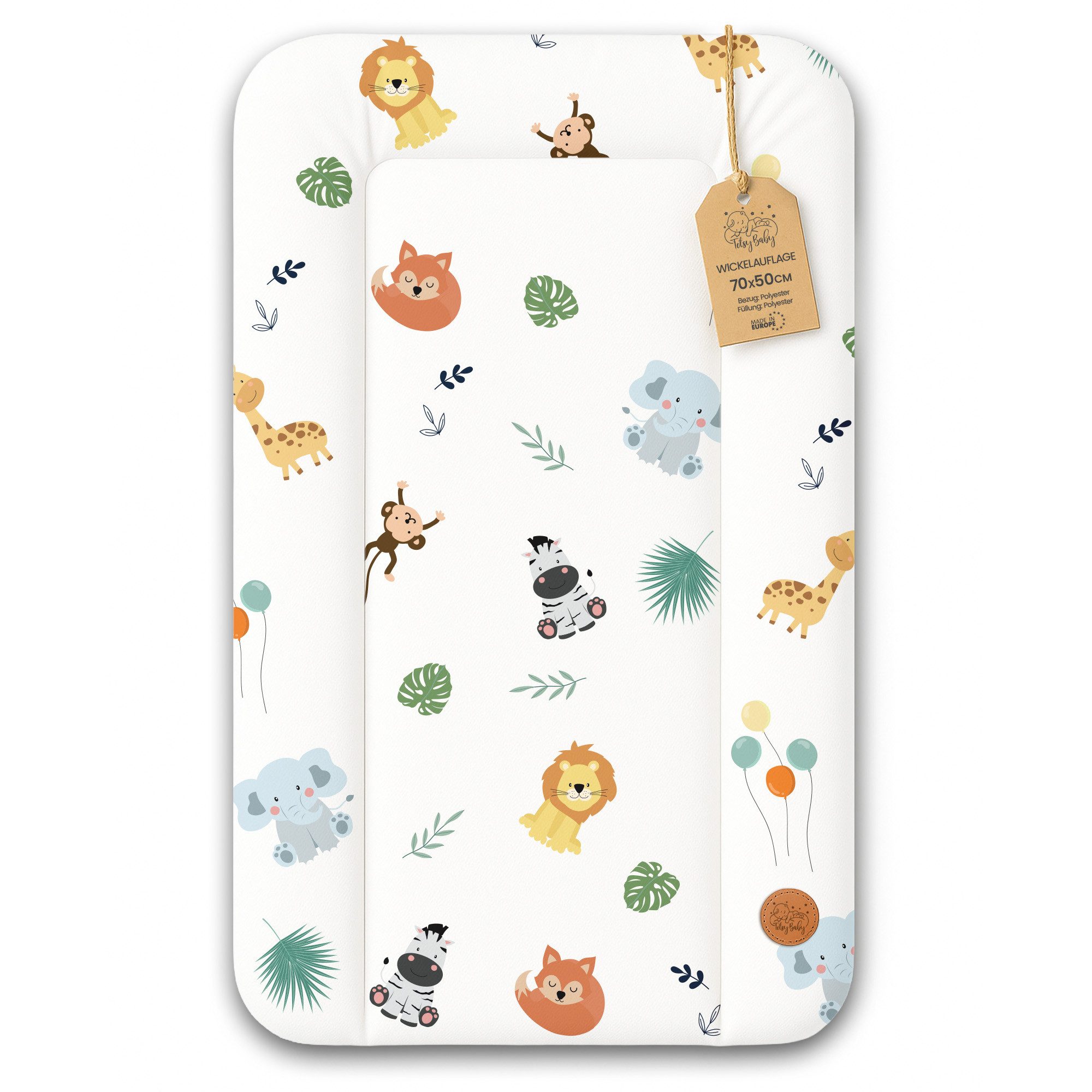 Totsy Baby Wickelauflage Wickelunterlage abwaschbar und wasserdicht - Wickelmatte zum Auflegen