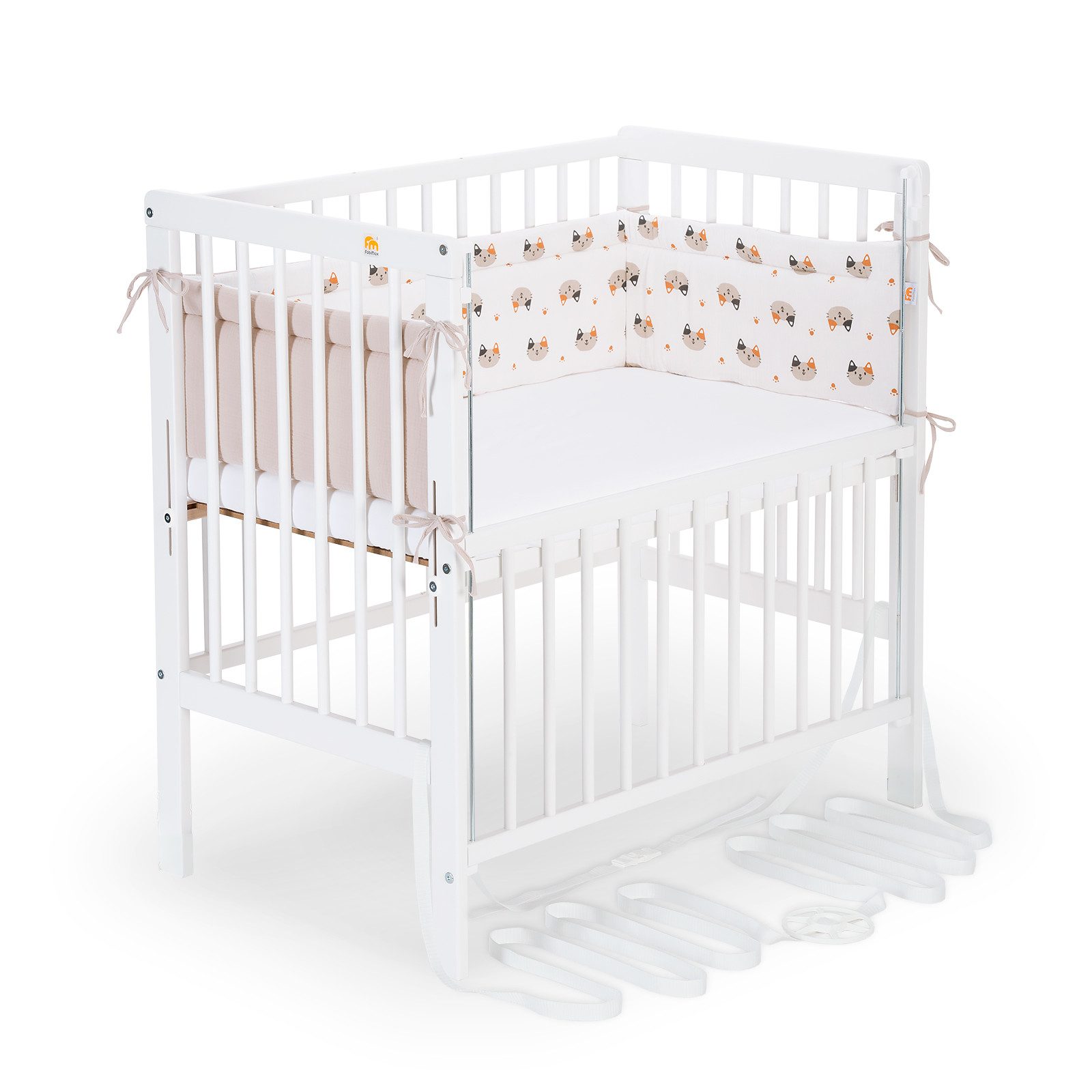 FabiMax Beistellbett Flex weiß, 2in1, Beistellbett günstig online kaufen