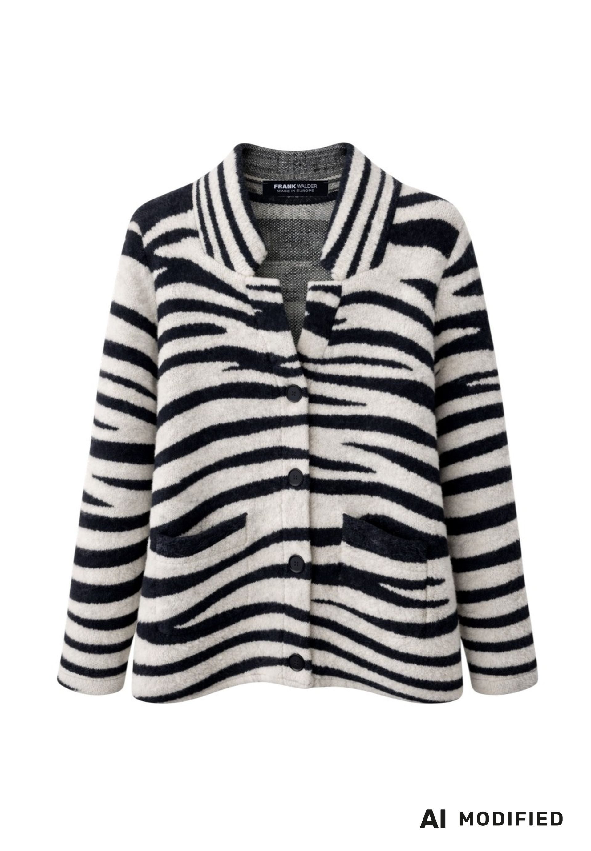FRANK WALDER Cardigan mit aufgesetzten Taschen