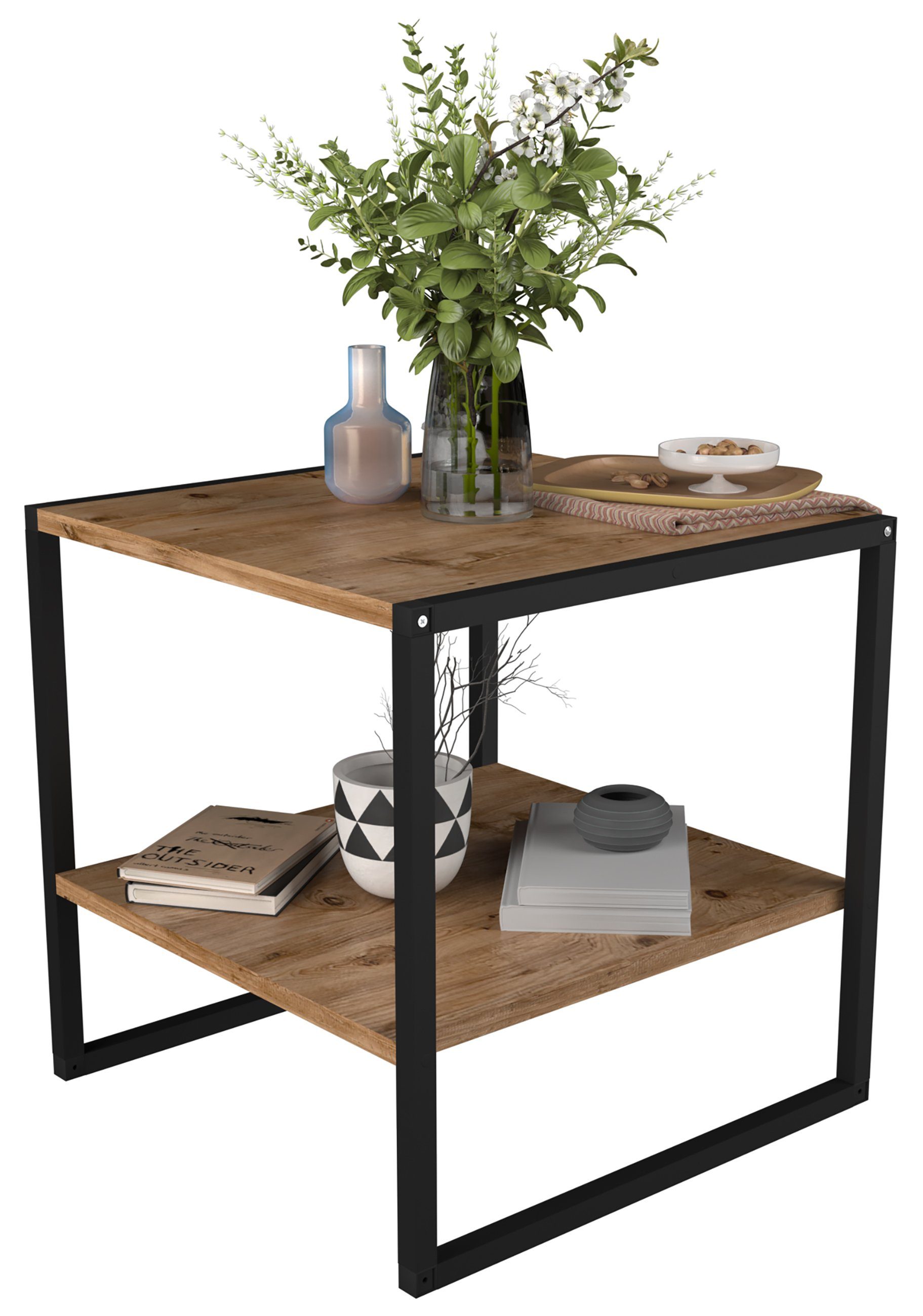 VCM Couchtisch Quadratischer Sofatisch Couchtisch Insasi günstig online kaufen