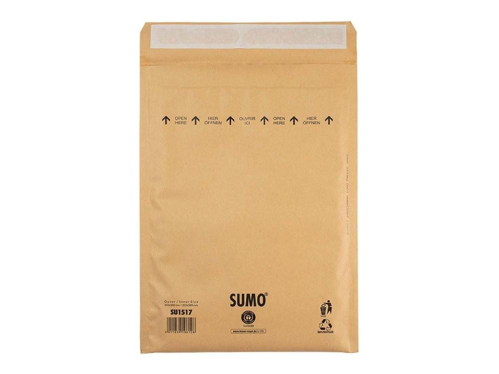 Sumo Versandtasche Sumo Papierpolster-Versandtasche 225 x 340 mm, 25, Haftklebung