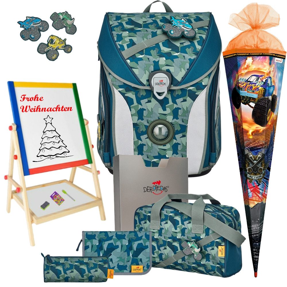 DerDieDas® Ранцы 1.Klasse ErgoFlex Max in unterschiedlichen Sets (7-tlg)