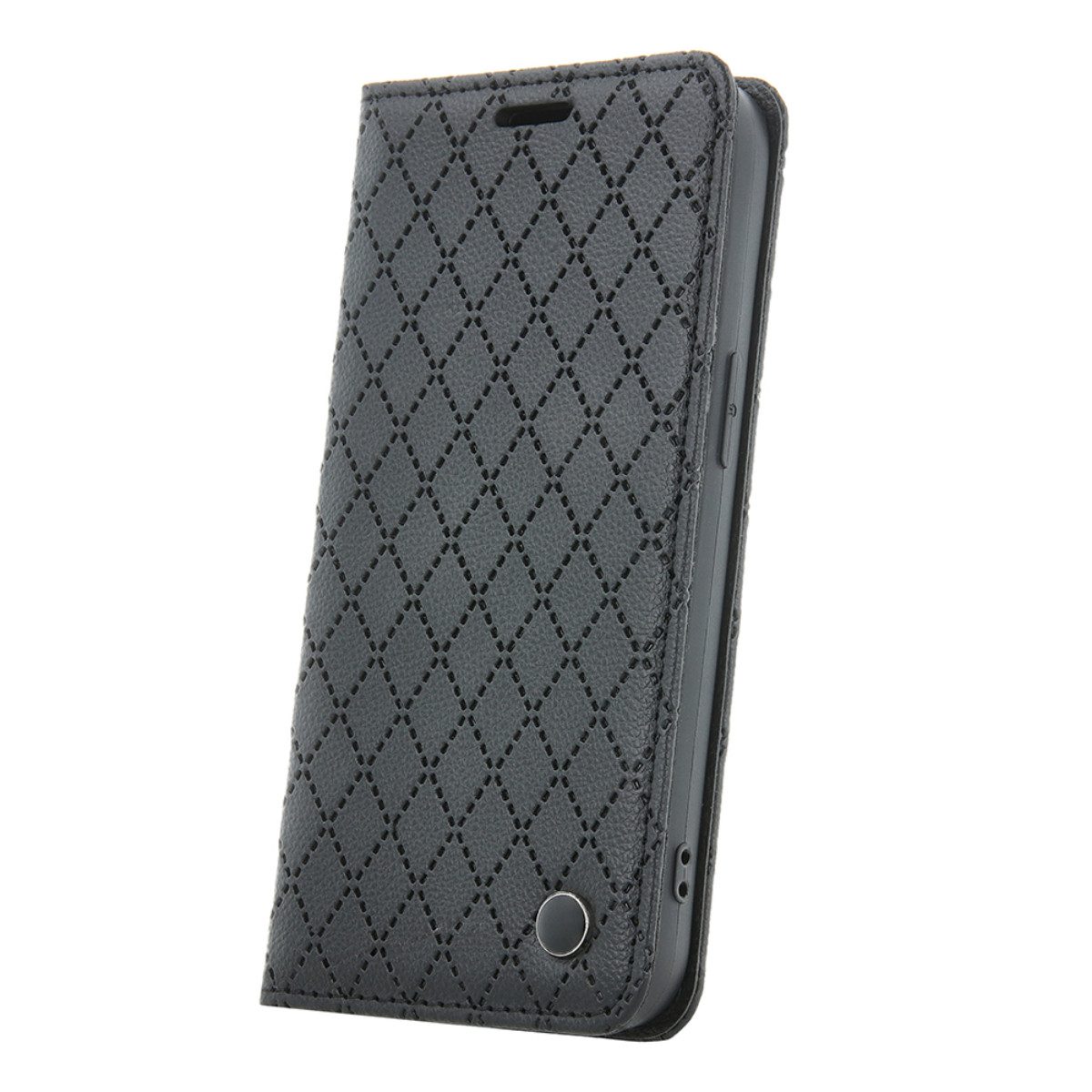 COFI 1453 Handyhülle Smart Caro für Redmi Note 15 Pro 5G Schwarz Karomuster Wallet 6,83, Kariert mit Kartenfach und Standfunktion