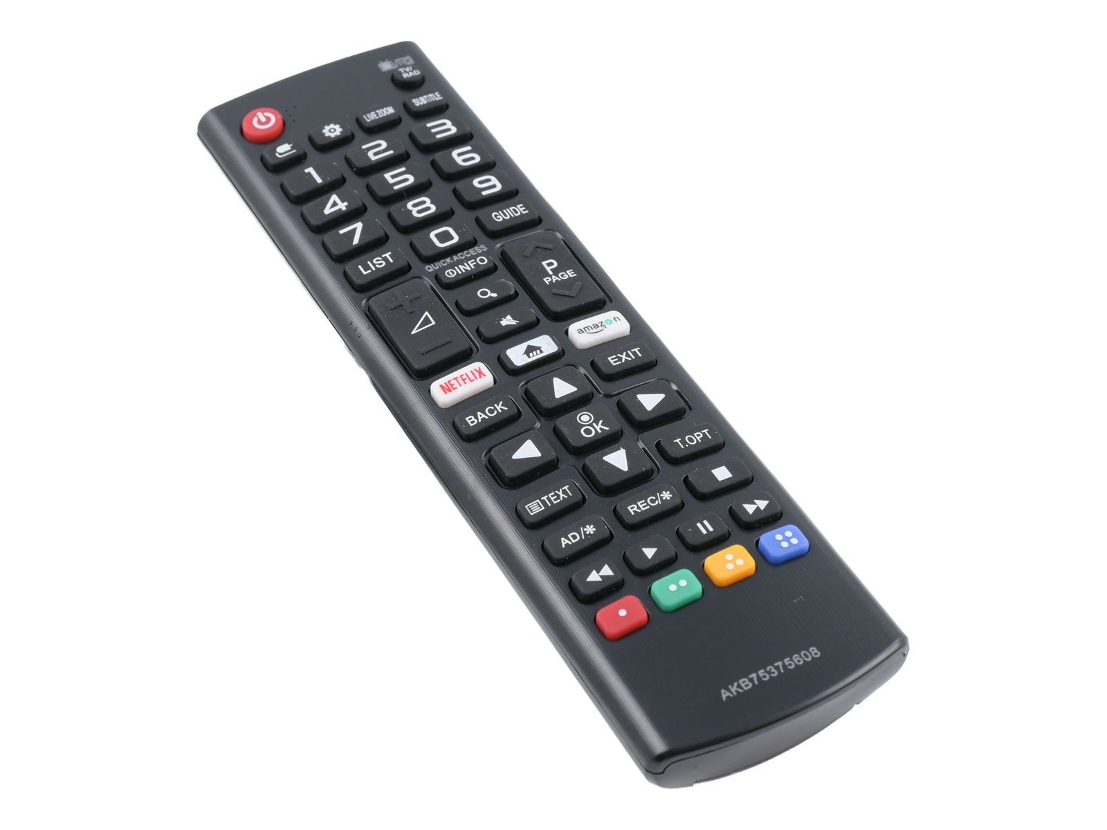 azurano Ersatz für LG AKB75375608 Universal-Smart-TV-Fernbedienung (Streaming-Tasten)