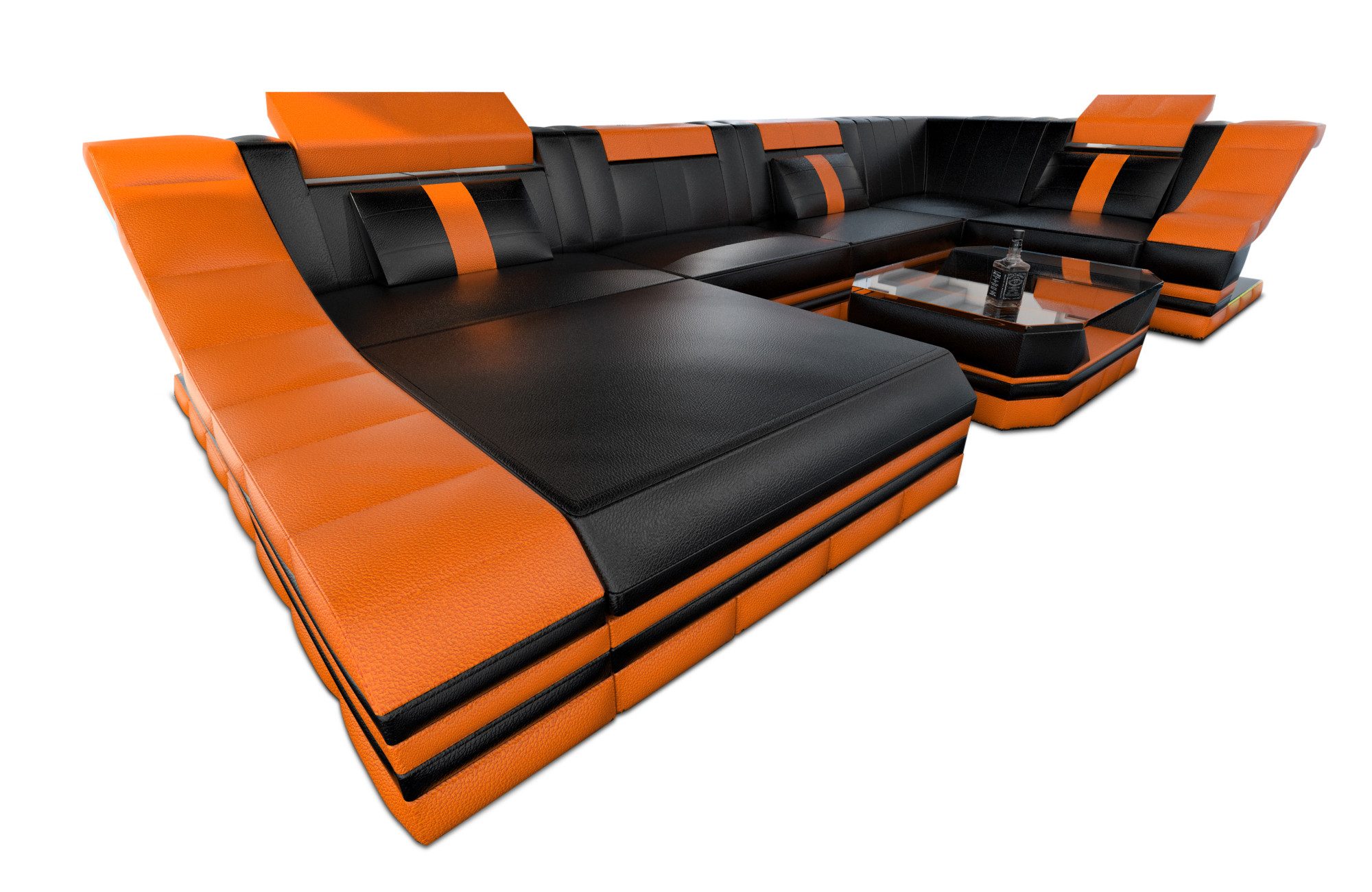 Sofa Dreams Wohnlandschaft Ledersofa Ledercouch Turino günstig online kaufen