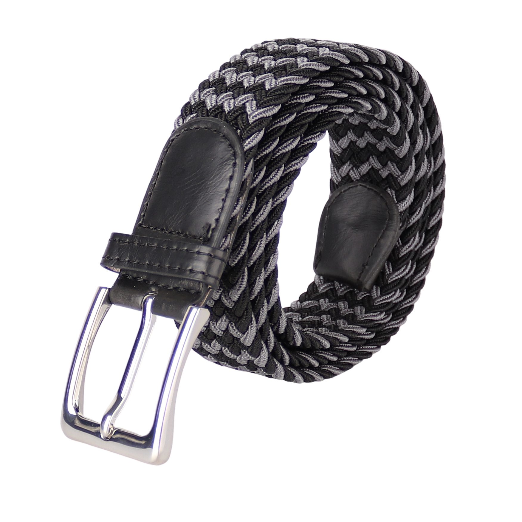 MIRROSI Flechtgürtel Elastischer Stoffgürtel Flechtgürtel für Damen und Herren (3,5CM Breit, Atemungsaktiv, Super Weich) Geflochtener Stretchgürtel Dehnbarer Gürtel UNISEX