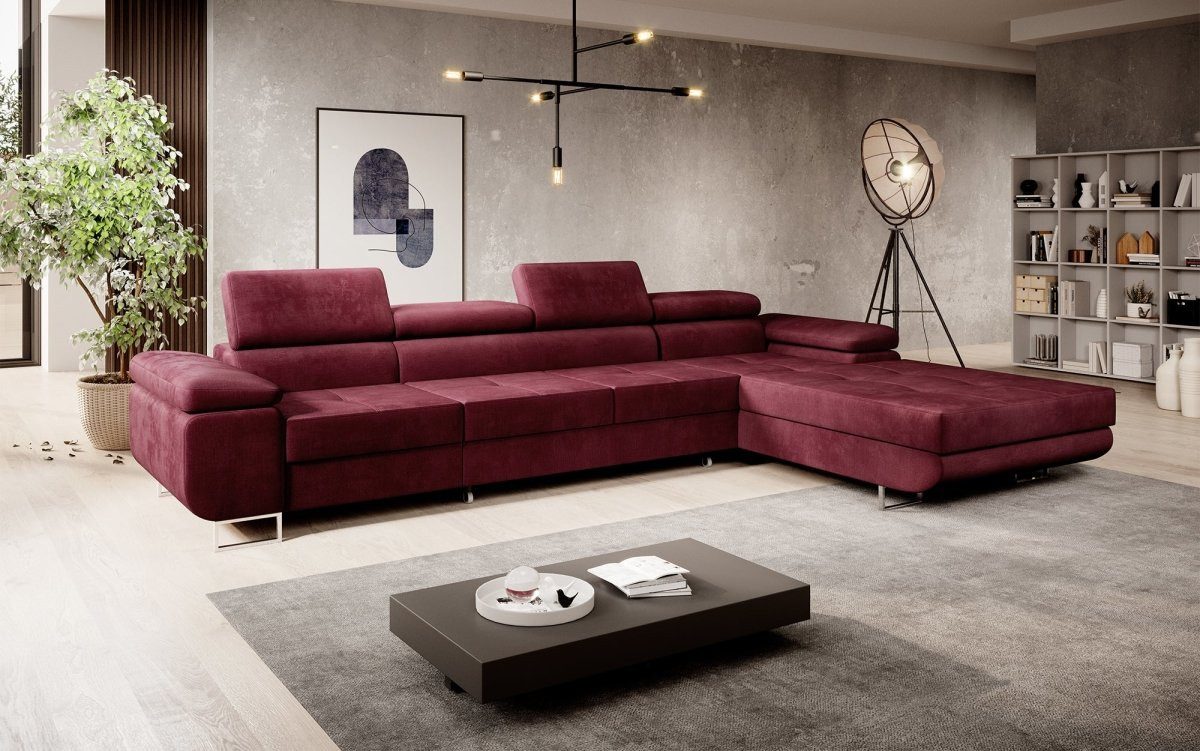 Luxusbetten24 Schlafsofa Designer Sofa Calvera Maxi, günstig online kaufen