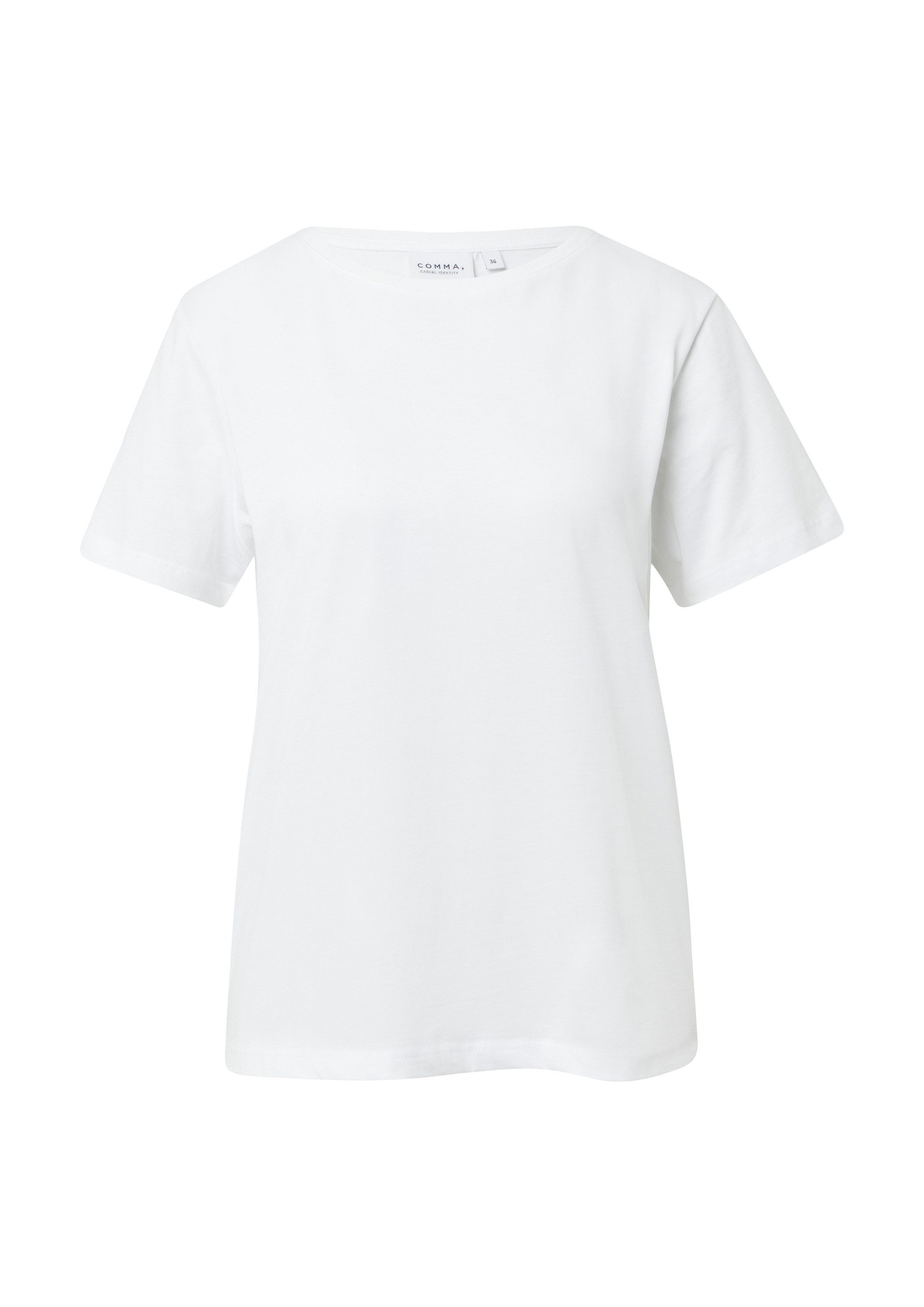 comma Kurzarmshirt T-Shirt T-Shirt mit Rückenprint