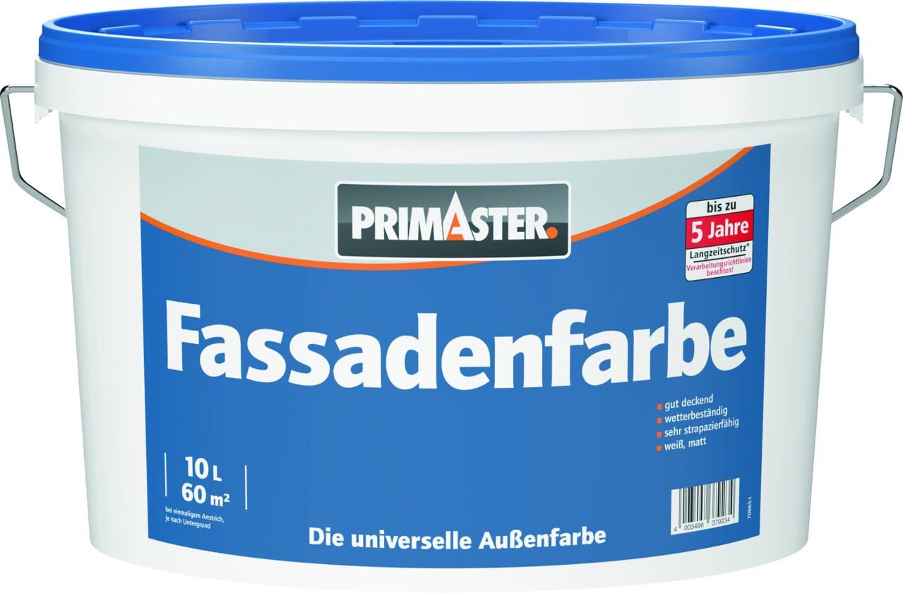 Primaster Fassadenfarbe Primaster Fassadenfarbe 10 L weiß matt