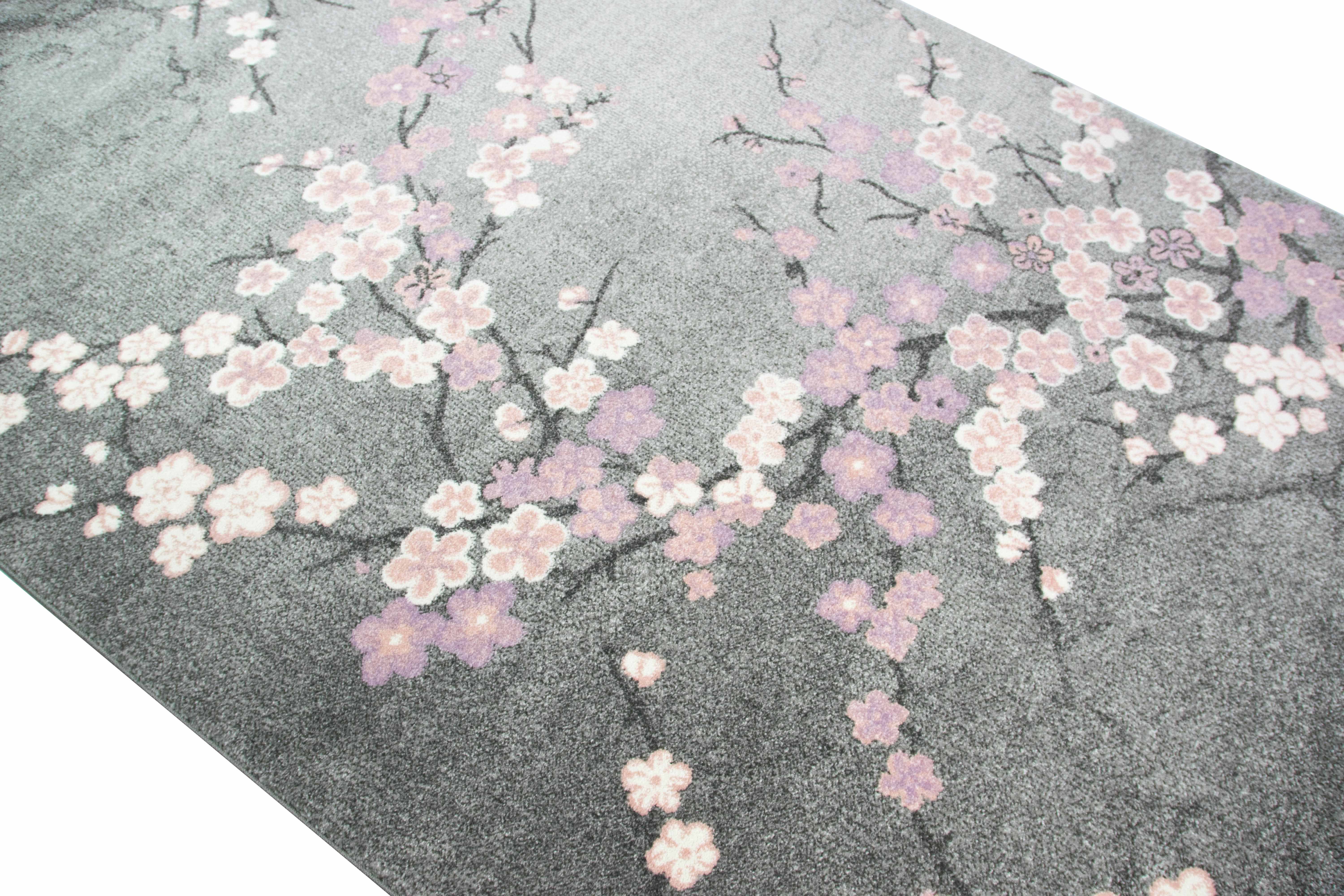 TeppichHome24 Teppich Teppich mit Blumenmotiv Pink günstig online kaufen