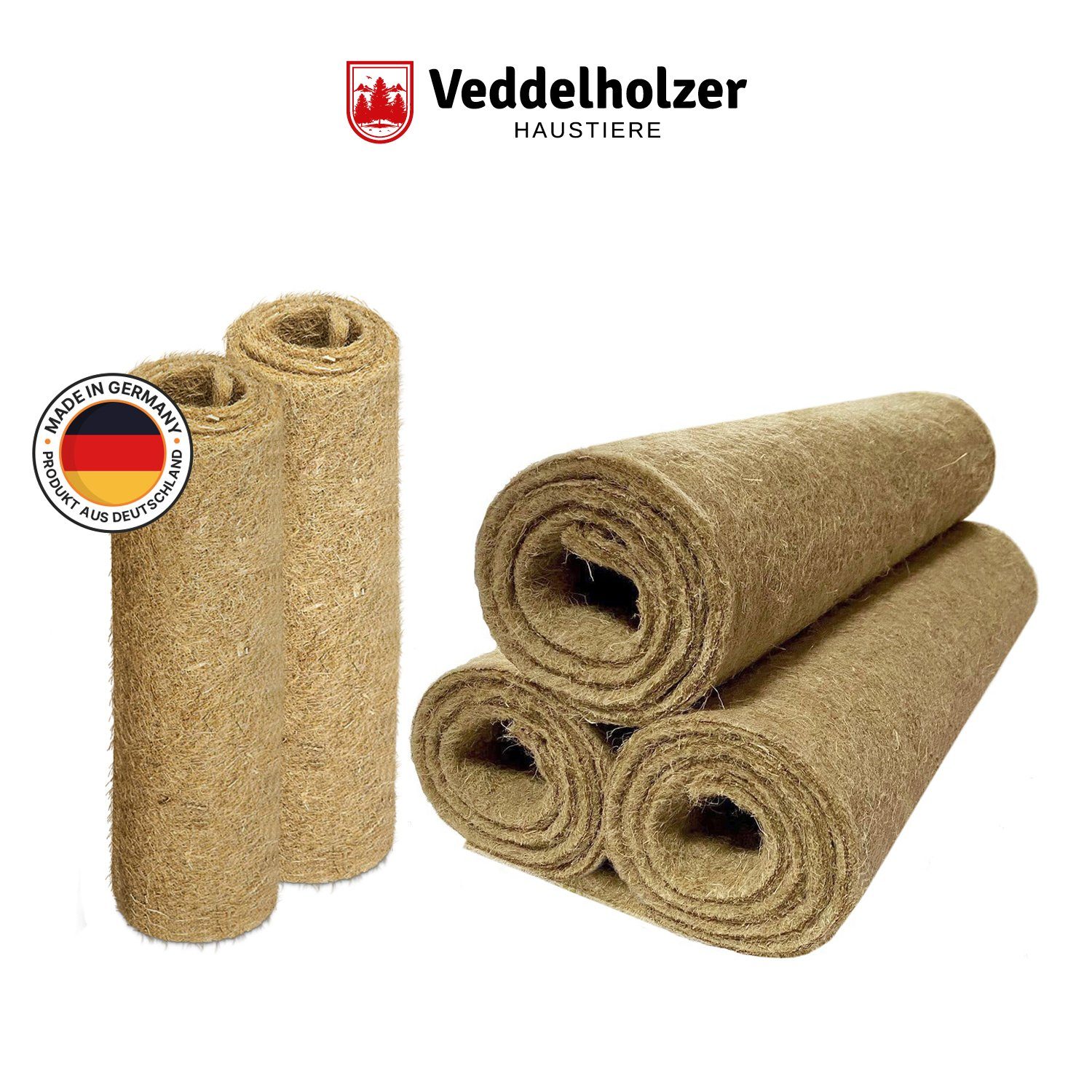 Veddelholzer Einstreu Hanfmatten Nager Käfige Zubehör Kleintiere Kaninchens günstig online kaufen