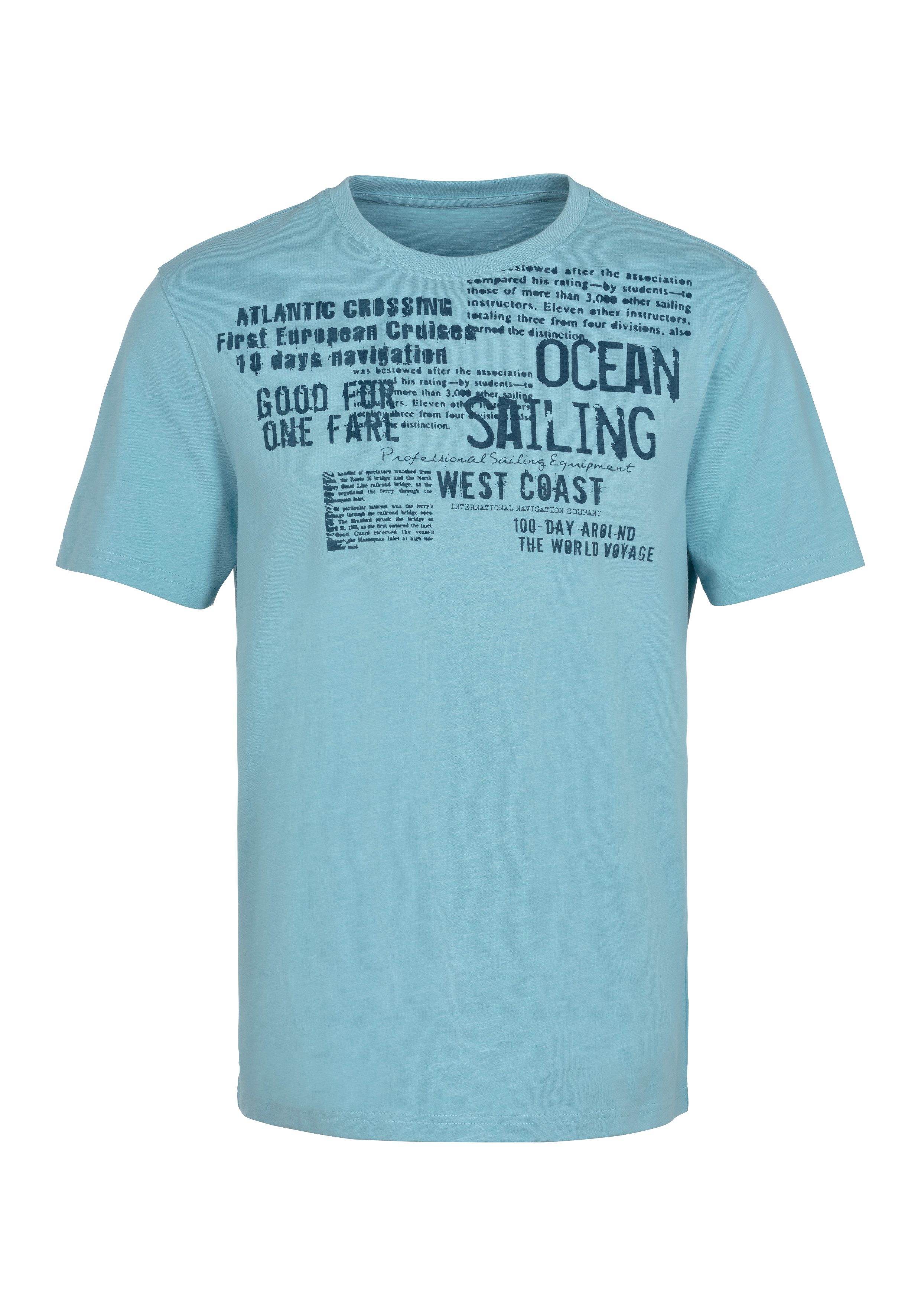 John Devin T-Shirt mit Print Regular-Fit, aus Slub-Qualität, mit Print. € 14,99, (€ 14,99 pro 1 Stk).