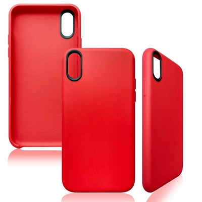 CoverKingz Handyhülle Hülle für Apple iPhone X Handy Cover Silikon Case Bumper Schutzhülle 14,86 cm (5,8 Zoll), Schutzhülle Handyhülle Silikoncover Softcase farbig