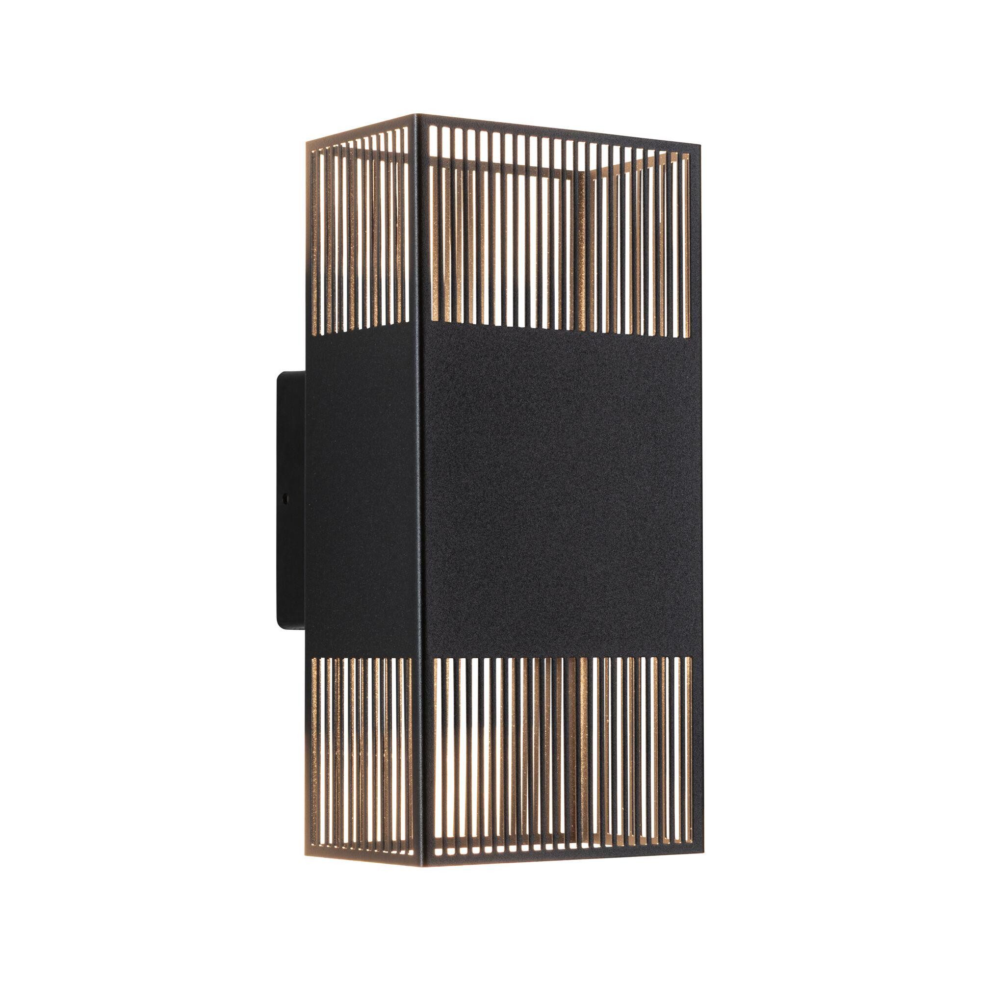 Paulmann LED Wandleuchte Tharin, LED fest integriert, Warmweiß, spritzwassergeschützt