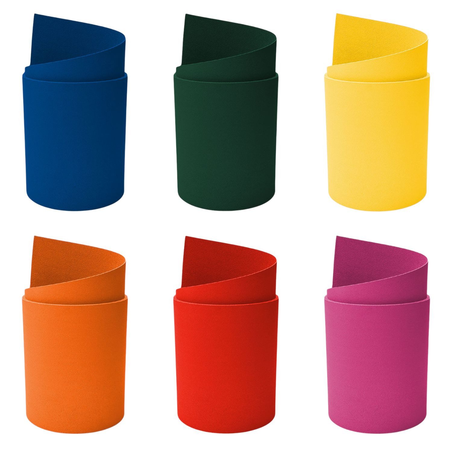 zaunzu Sichtschutzstreifen PREMIUM Kita-Set Regenbogen, (6 Streifen, genarbte Oberfläche, UV-beständiger Sichtschutz), 5 Jahre garantierte Farbechtheit
