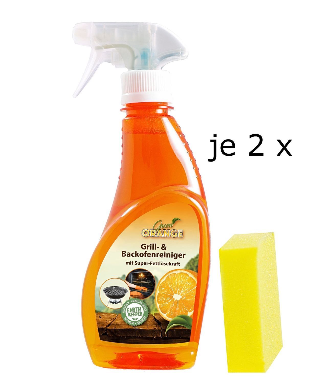 HSP Hanse Shopping GmbH 2er Set Clever Clean Backofenreiniger + 2x Ofenreiniger Grillreiniger Backofenreiniger