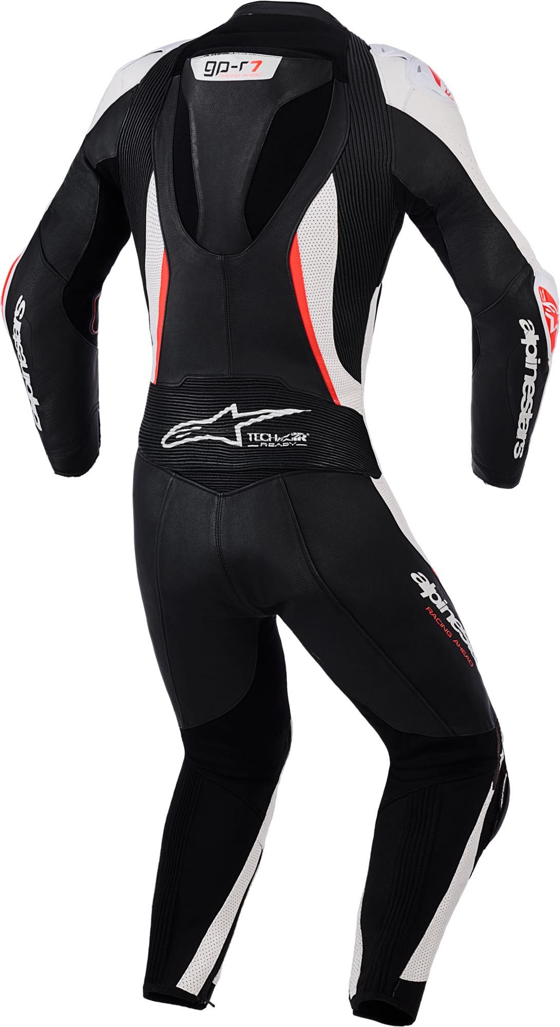 Alpinestars Motorradkombi Stella GP-R7 Damen 2-Teiler Motorrad Lederkombi Airbag vorbereitet,Verbindungsreißverschluss,Ellenbogenprotektore