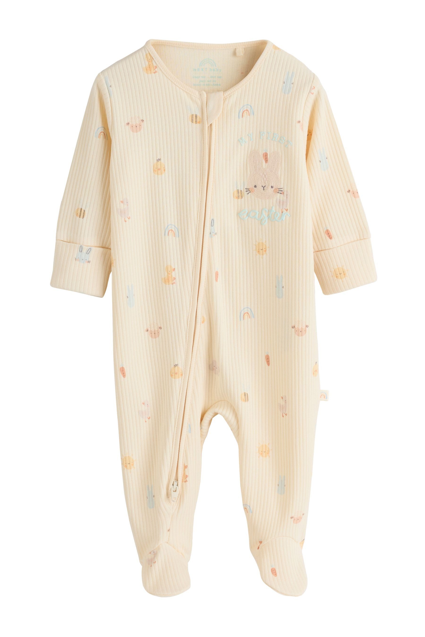 Schlafoverall Baby-Schlafanzüge mit 2i-Wege-RV, My First Easter