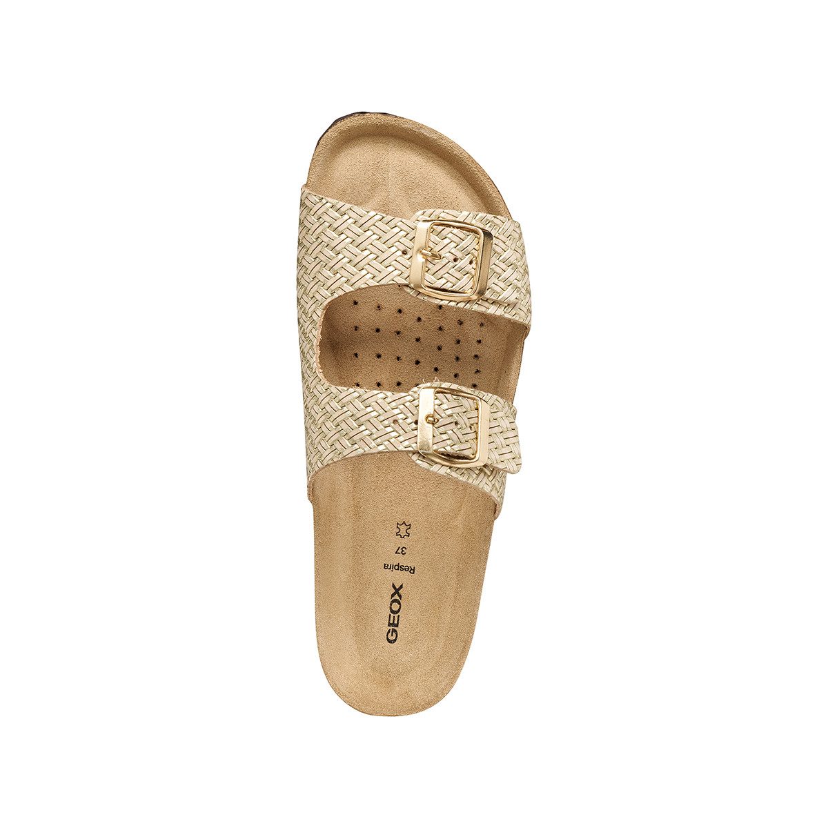Geox GEOX BRIONIA, Sandaletten, Gold, Damen Sandalette