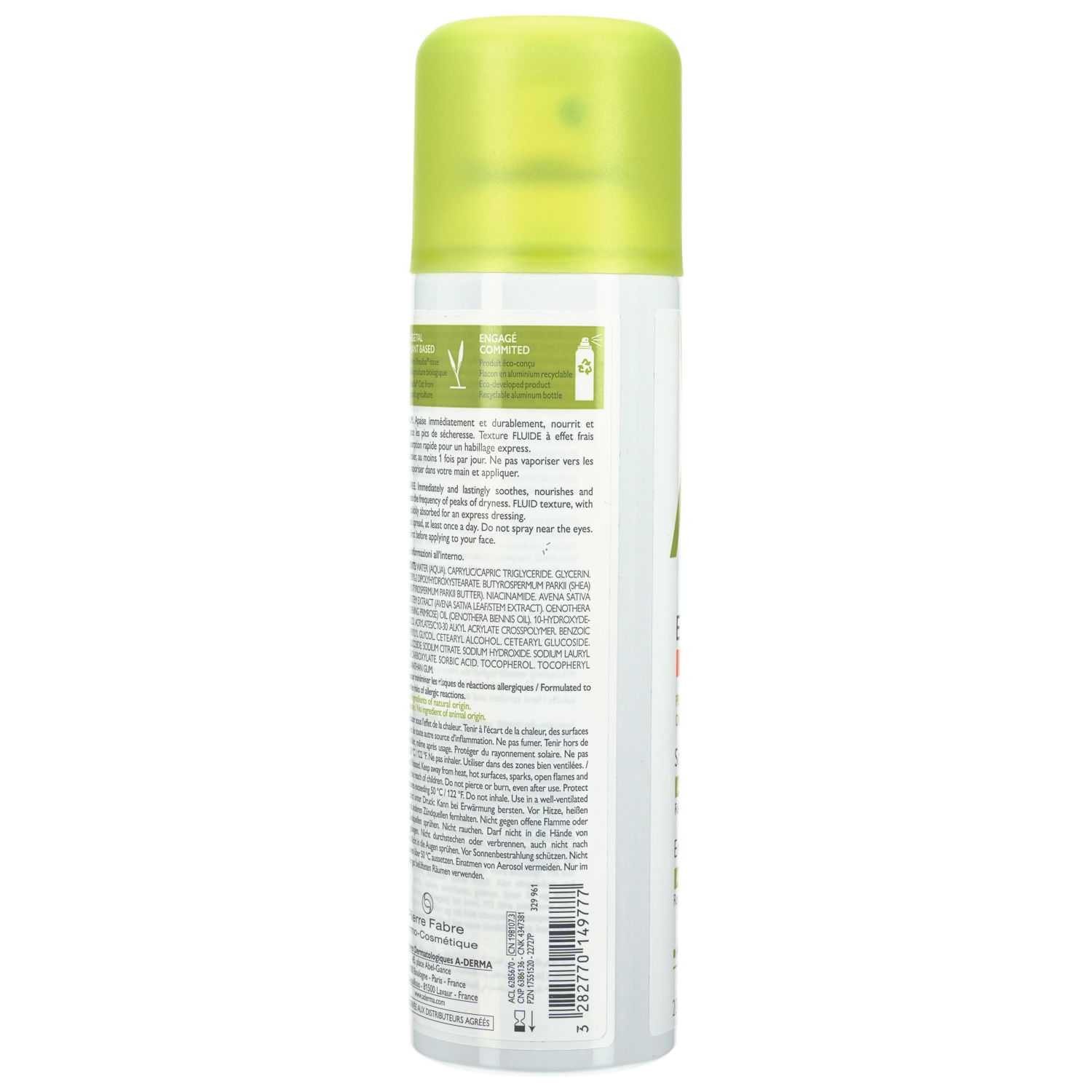 Pierre Fabre Hautcreme A-DERMA EXOMEGA CONTROL Spray rückfettend