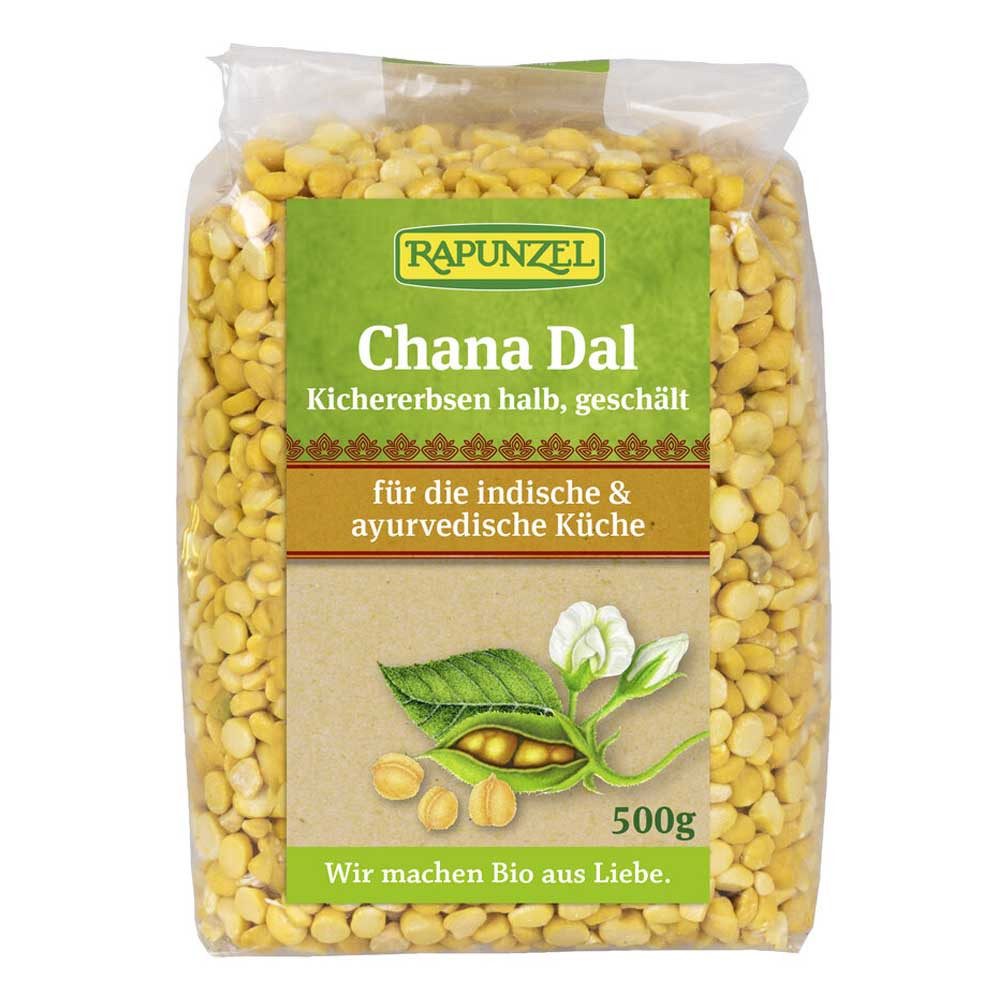 Rapunzel Hülsenfrüchte Chana Dal - Kichererbsen halb 500g