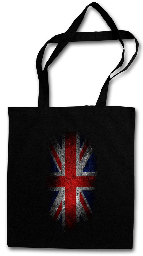 Urban Backwoods Beuteltasche Vintage UK Union Jack Flag Stofftasche England Great Britain Fahne (1-tlg), Banner Royal United Kingdom