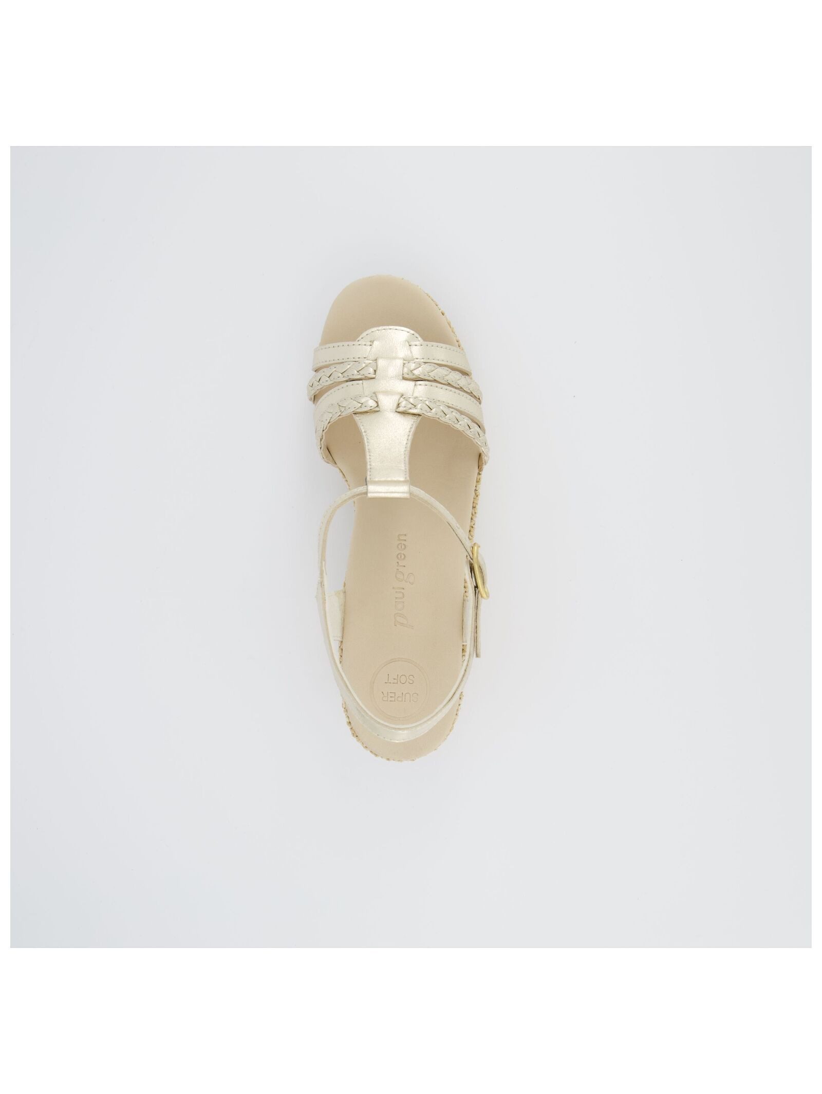 Paul Green Paul Green Sandalen Leder Keilsandalette