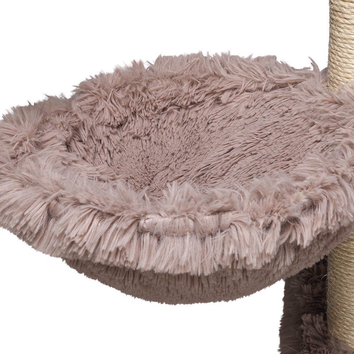 Beeztees Kratzbaum-Liegemulde Hängender Korb für Kratzbaum Duco taupe