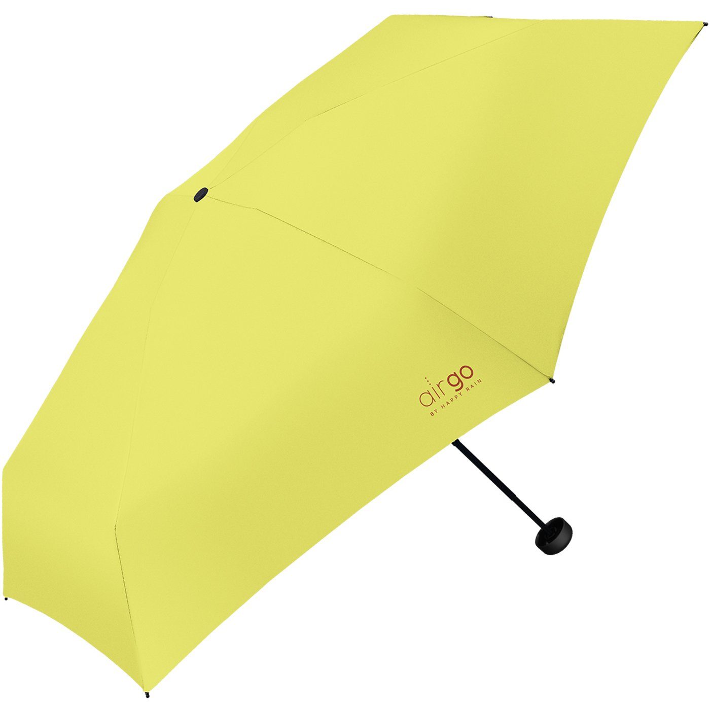 HAPPY RAIN Taschenregenschirm Reisegepäck gelb perfekt die Air superleicht, und für das Handtasche Go Gramm - Supermini-Schirm 137