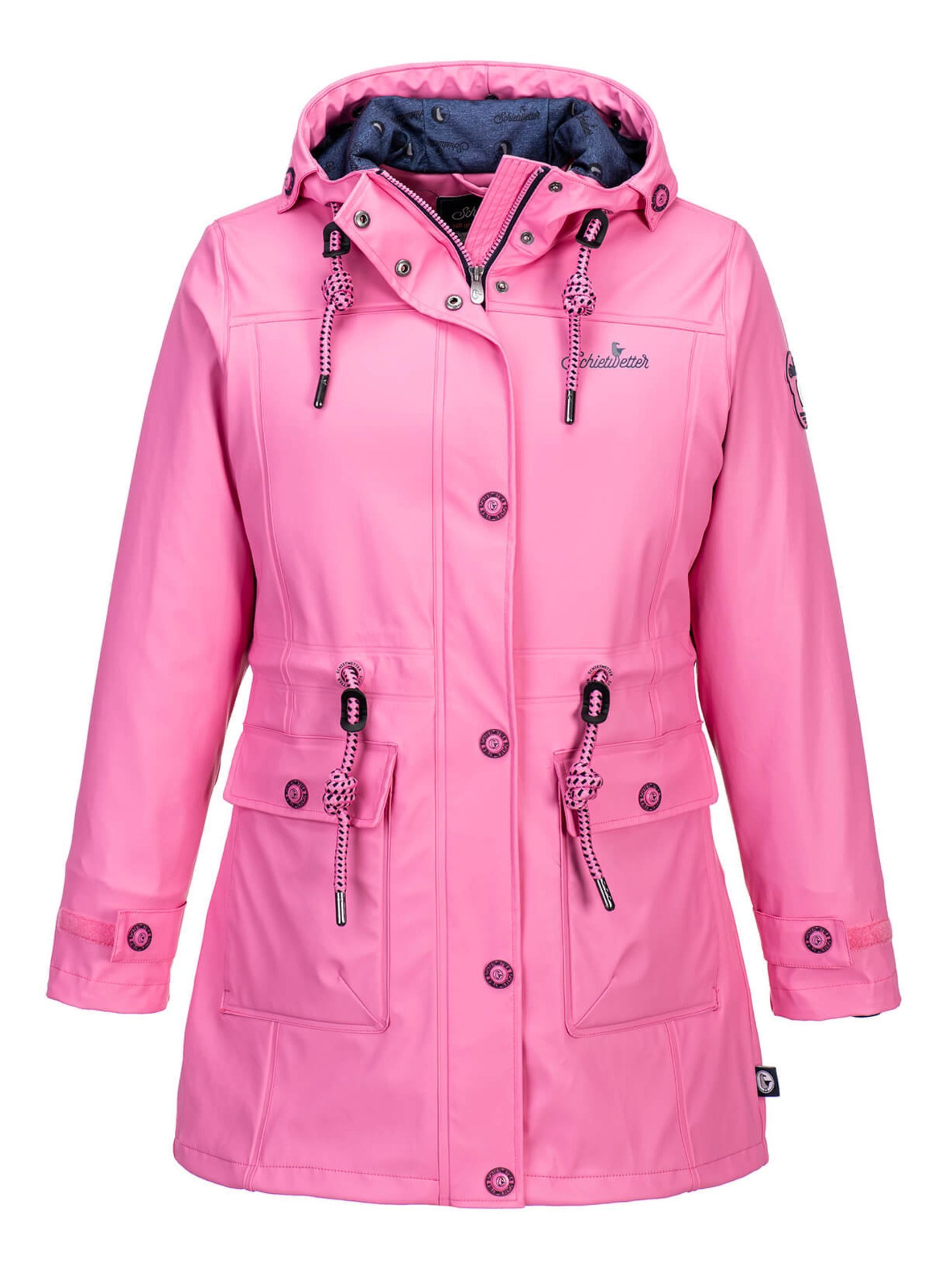 Schietwetter Regenmantel Damen Regenjacke Parka günstig online kaufen