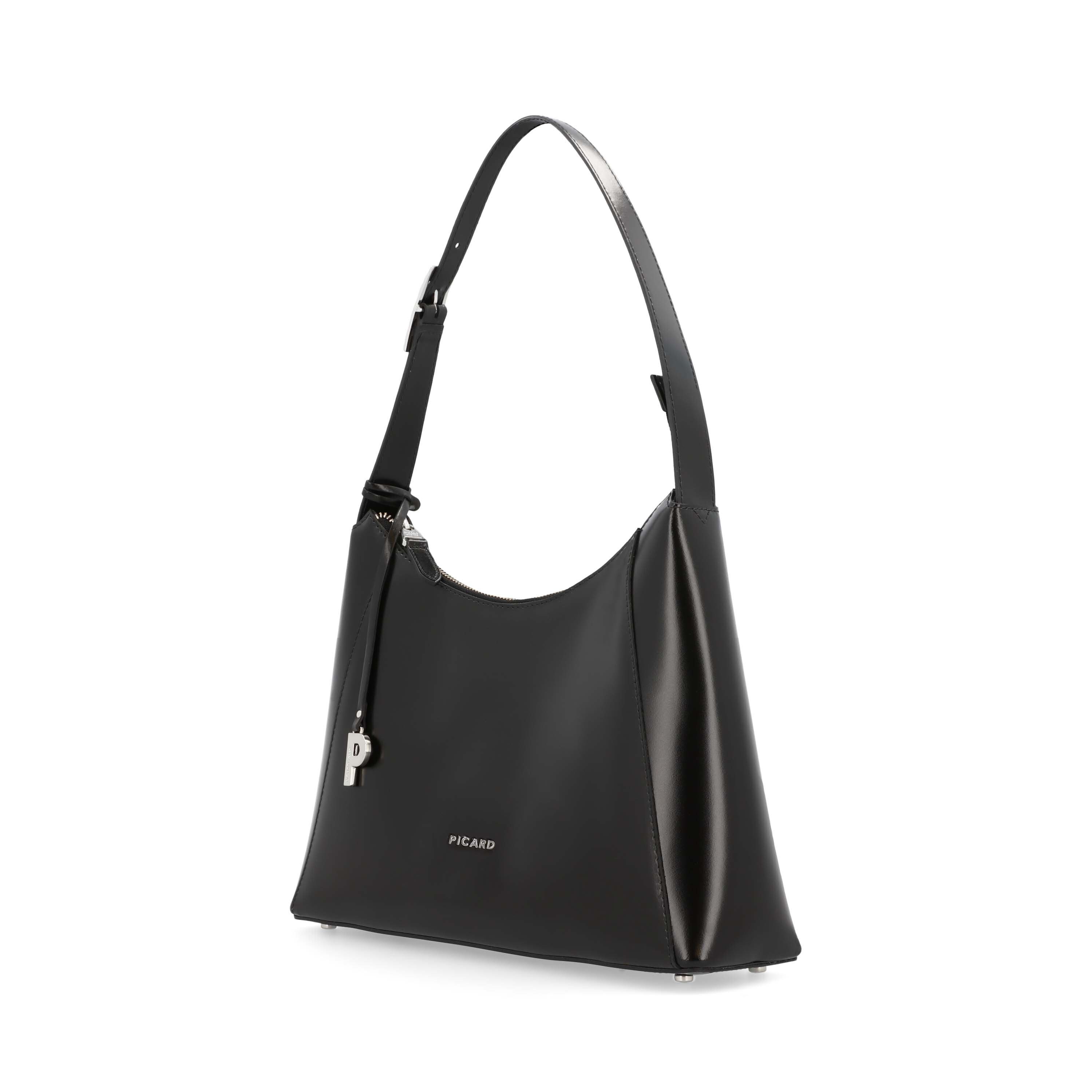 Picard Schultertasche PICARD Schultertasche Black Tie aus Echtleder