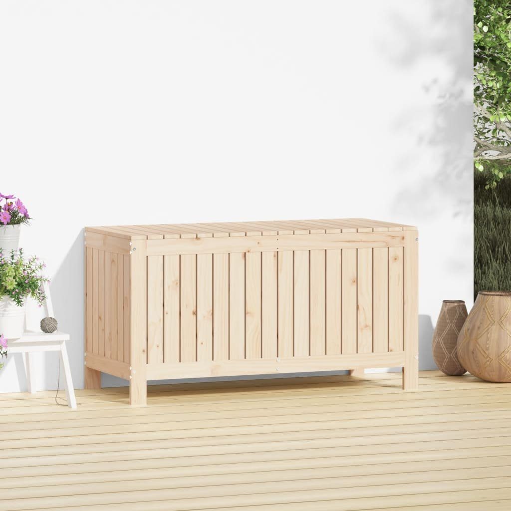 vidaXL Auflagenbox 115 x 49 x 60 cm Gartentruhe 115x49x60 cm Massivholz Kiefer Auflagenbo
