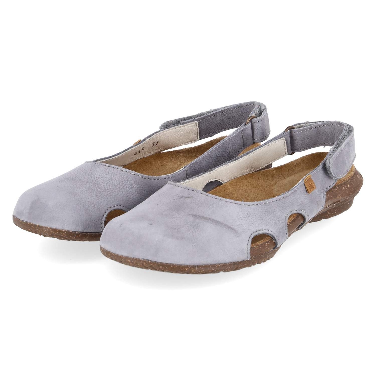 El Naturalista El Naturalista N413 Lavado Denim Damen Rauleder blue Keilsandalette