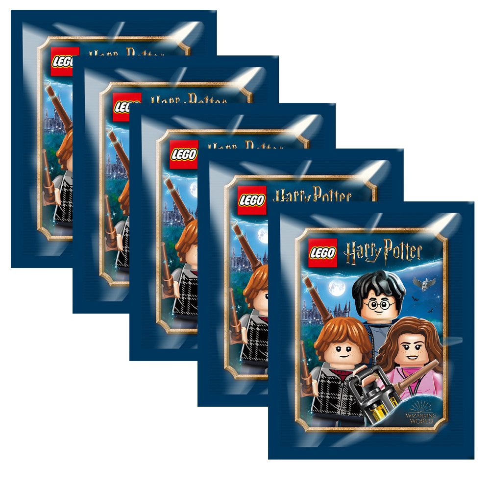 Harry Potter Sammelkarte LEGO Harry Potter - Reise in die Zauberwelt - Sammelsticker - 5 Tüten
