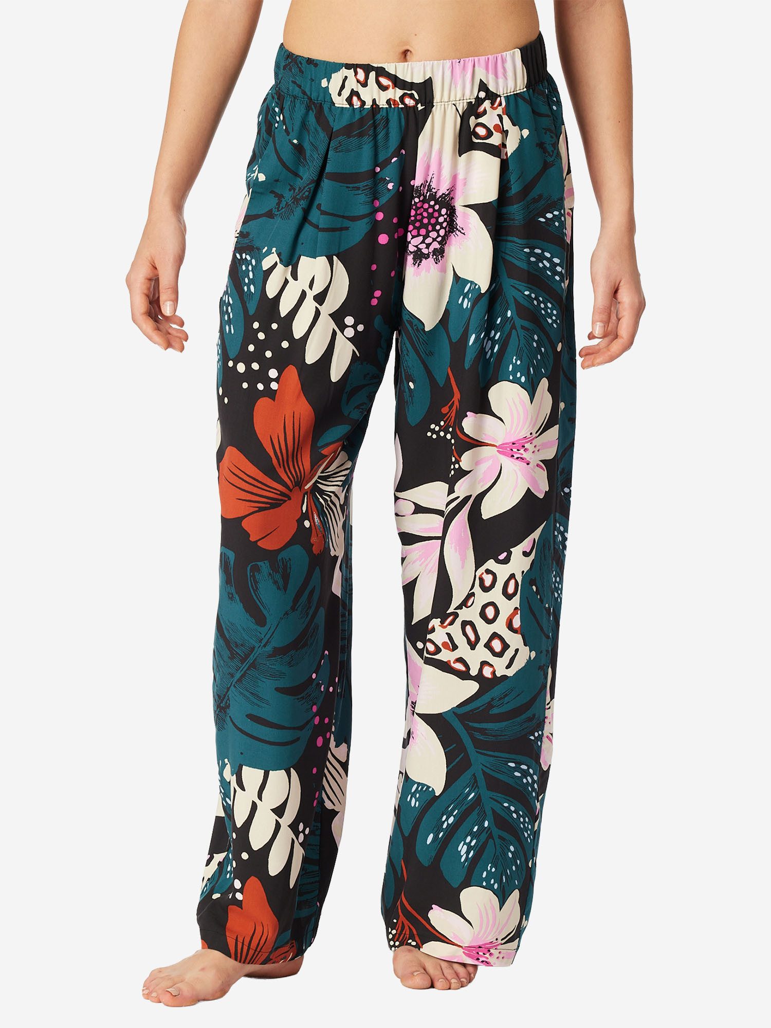 Schiesser Pyjamahose Mix Relax Schlafhose, Nacht Hose, Loungehose