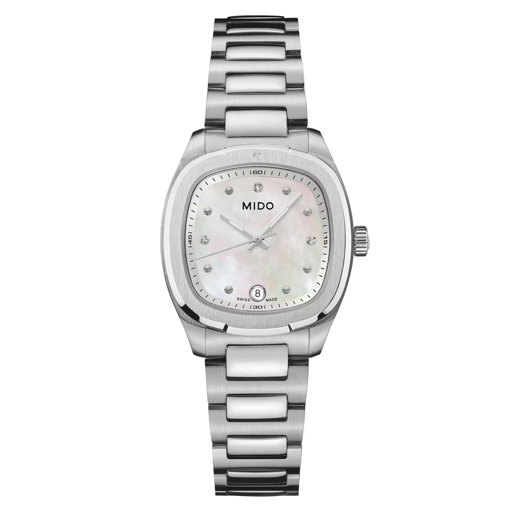 Mido Schweizer Uhr Damenuhr MIDO Multifort TV 28 Quarz