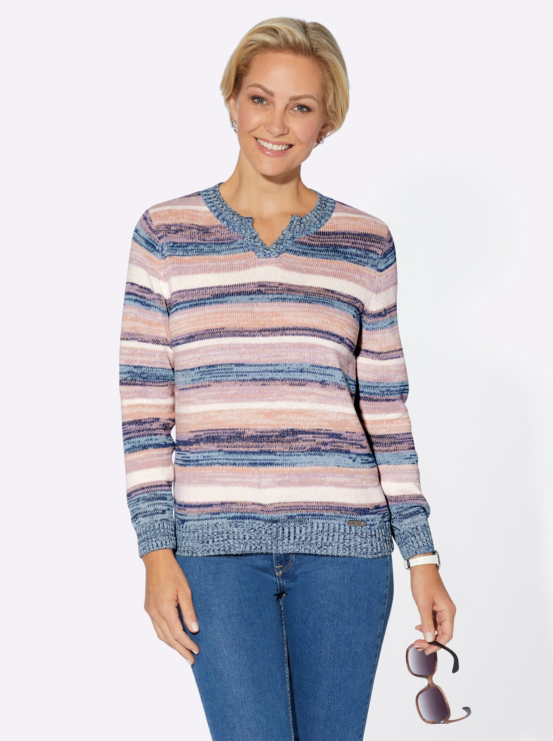 Strickpullover Langarm-Pullover