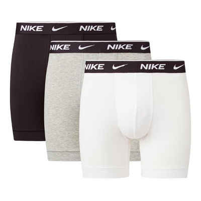 Nike Боксерские мужские трусы, боксерки Everyday Cotton Stretch Boxer Brief 3P