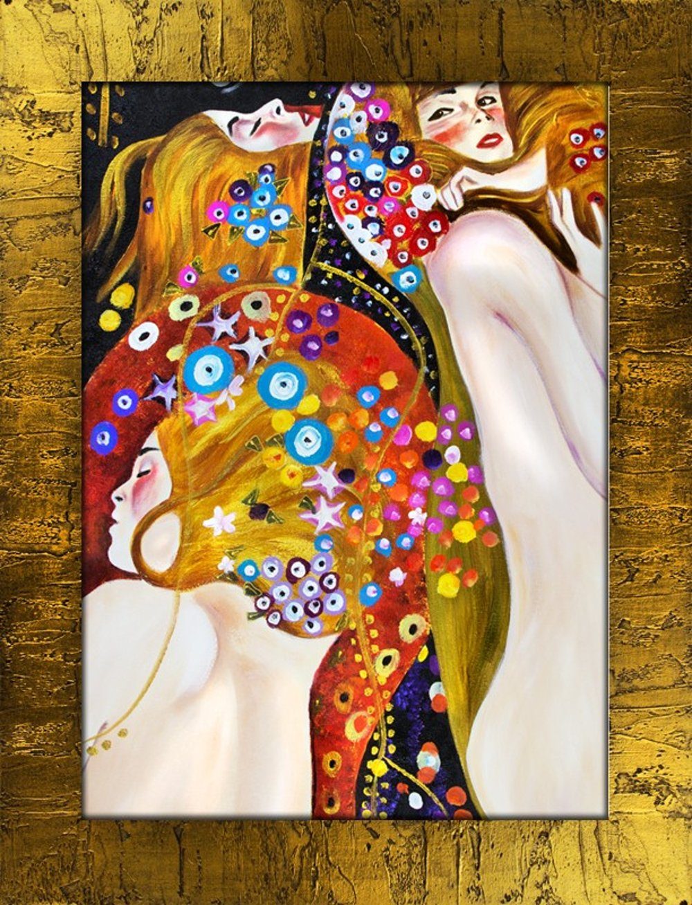 Klimt Bild jedes »G01564«, handgearbeitet JVmoebel ein Unikat, Gustav Gemälde