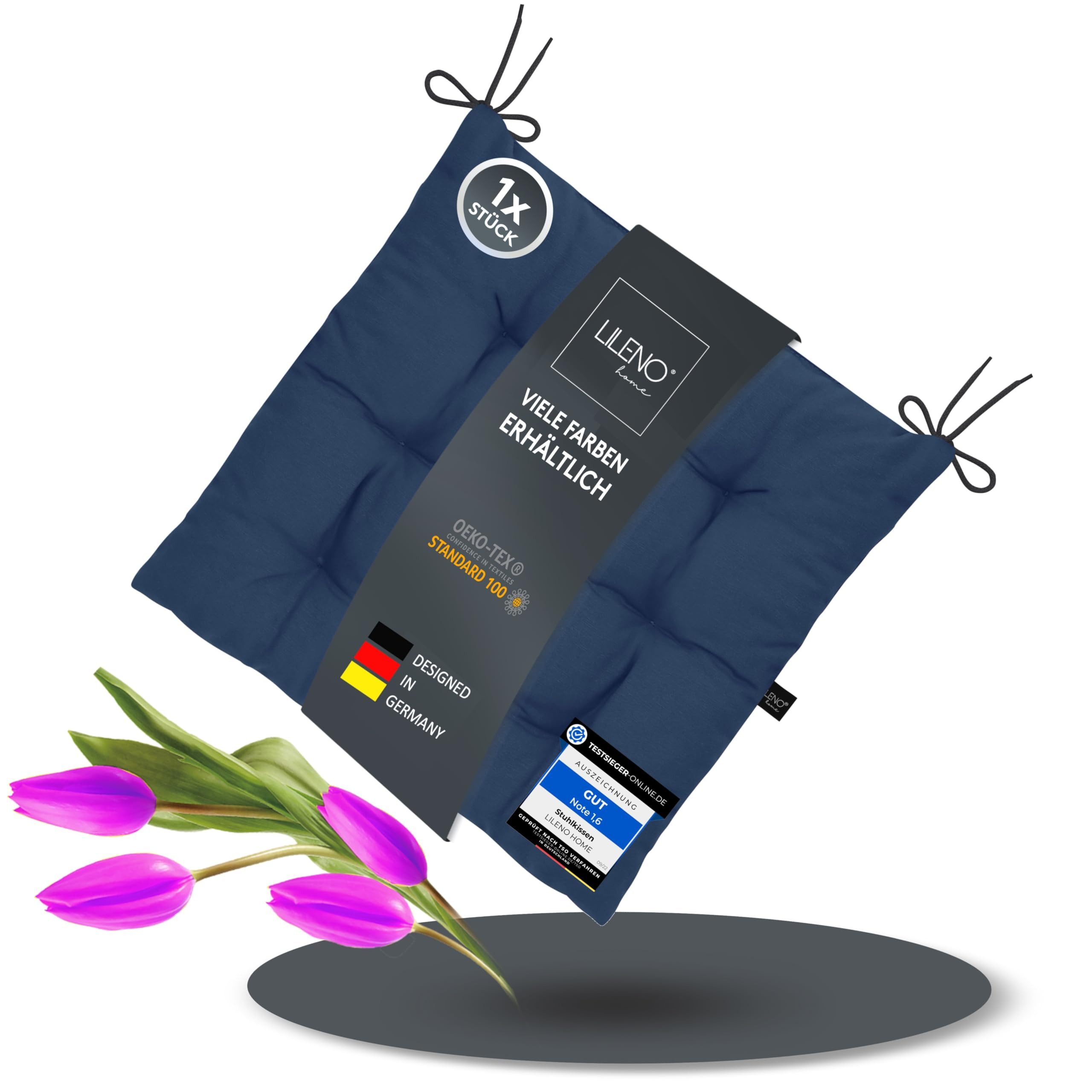 LILENO HOME Stuhlkissen Sitzkissen für Gartenstuhl, günstig online kaufen