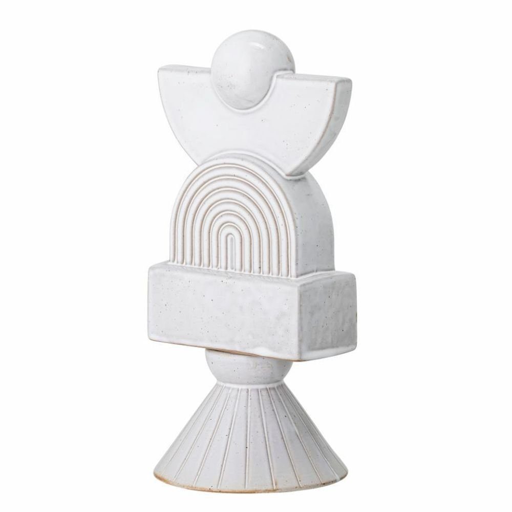 Bloomingville Dekofigur Beatrice, Dekofigur Steingut Weiß 14 x 27 x 13 cm Skulptur