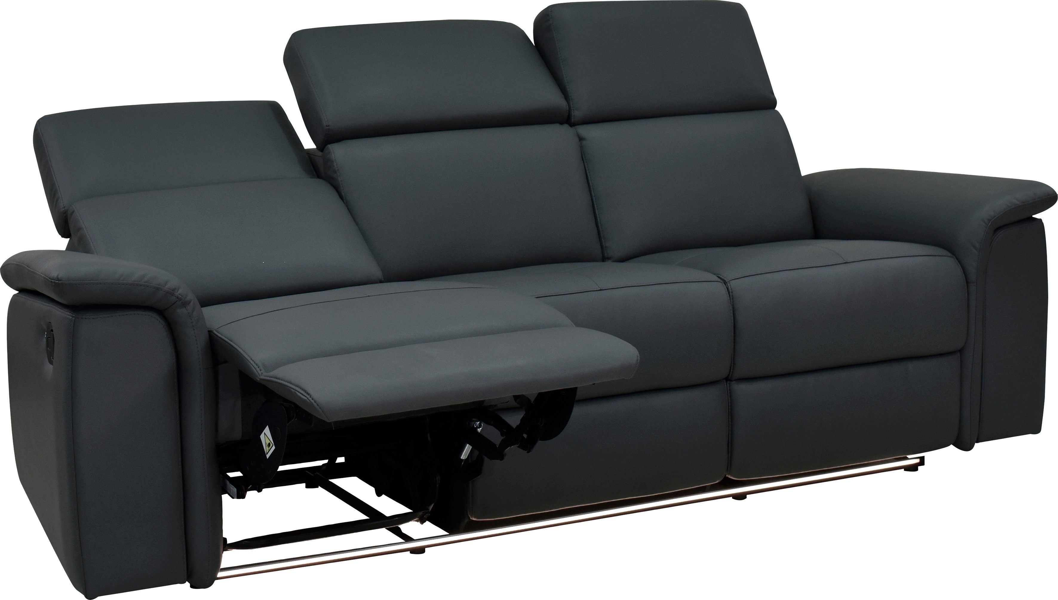 OTTO home 3-Sitzer Pareli 229cm, manuelle u. elektr. Relaxfunktion in 2 Sitzen, USB, KT-Verstellung, LED Beleuchtung, in Echtleder, Kunstleder, Web – Bild 5 von 5