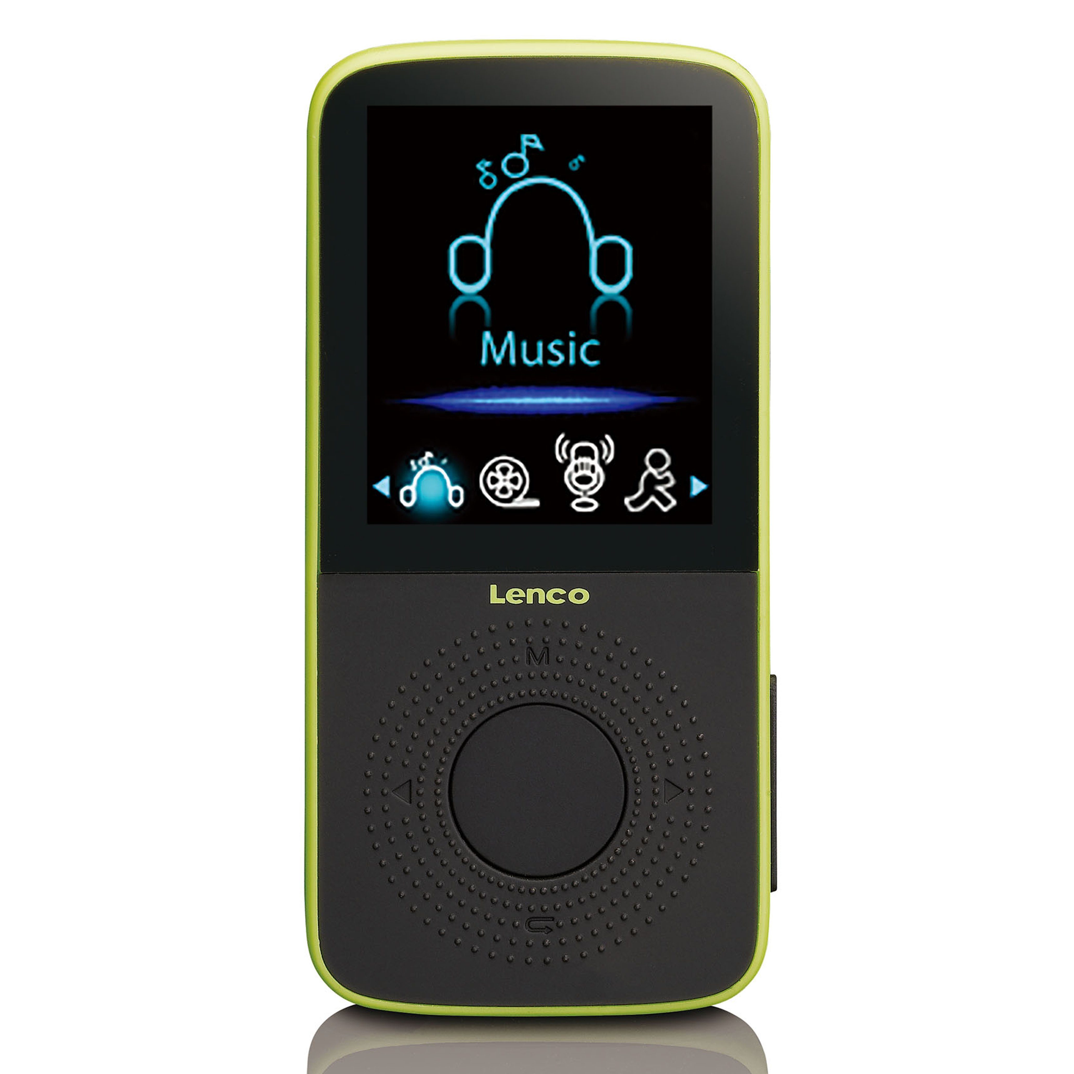 Lenco PODO-153 MP3-Player (4 GB, MP3-Player/Schrittzähler erweiterbar bis 32 GB, 3h Akku in 2 Farben)