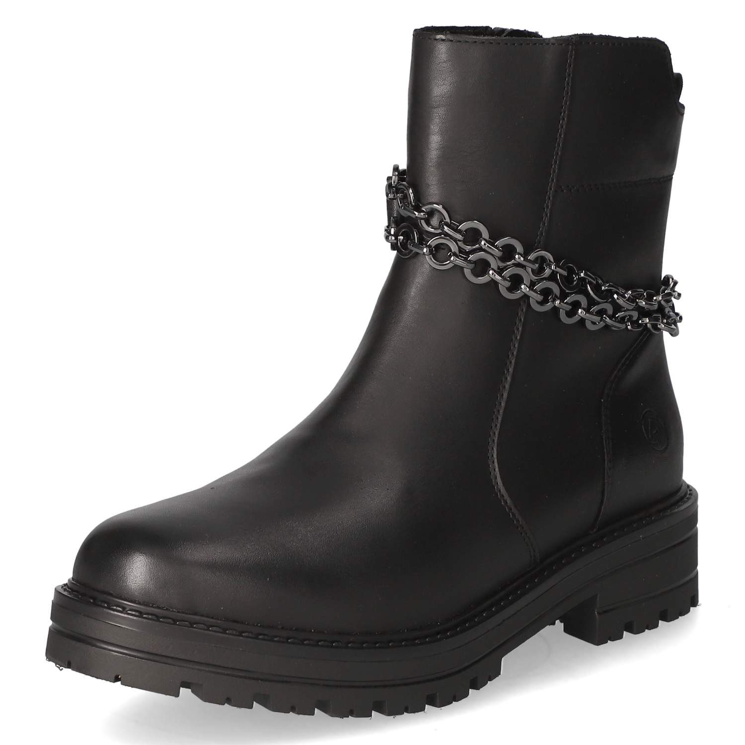 Remonte Remonte D2285-00 Damen Glattleder schwarz Schlupfstiefel günstig online kaufen